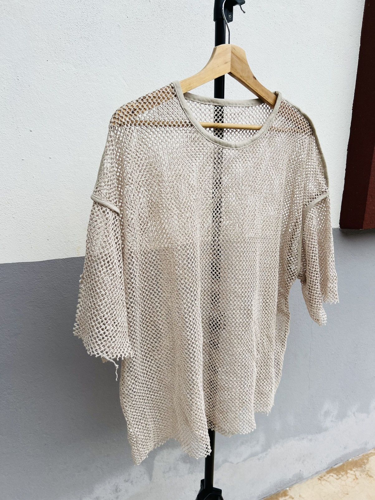Ciaopanic JapaneseBrand Mesh Knit Top Fishnet Oversized Baggy Tee Size US XL / EU 56 / 4 - 2 Thumbnail