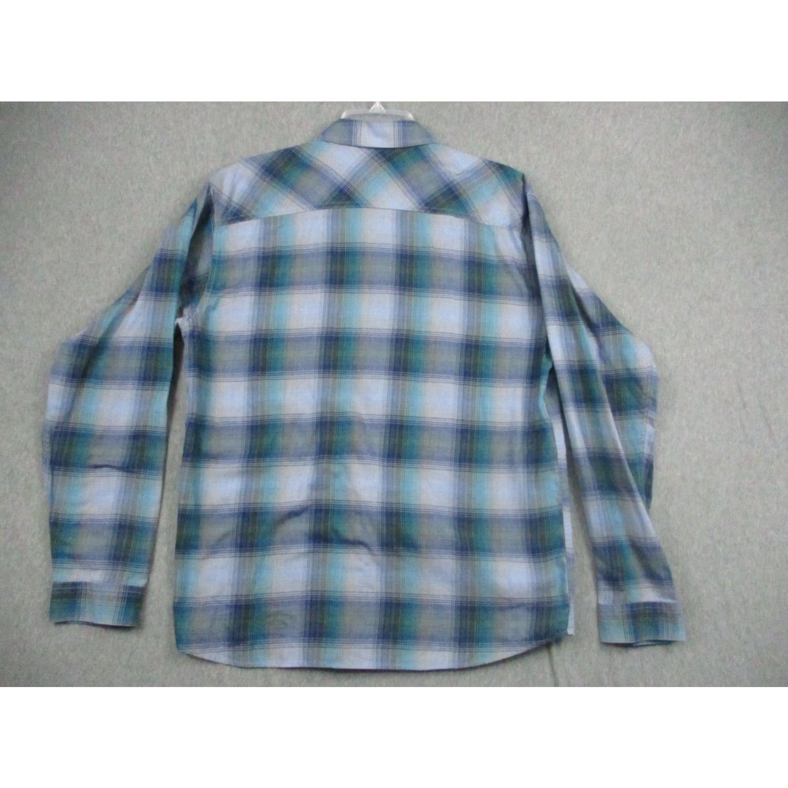 Vintage Kuhl The Law Flannel Shirt Plaid Blue Men's Medium Long Sleeve Shirt M Blue Plaid Logo Button-Up Casual Size US M / EU 48-50 / 2 - 5 Thumbnail