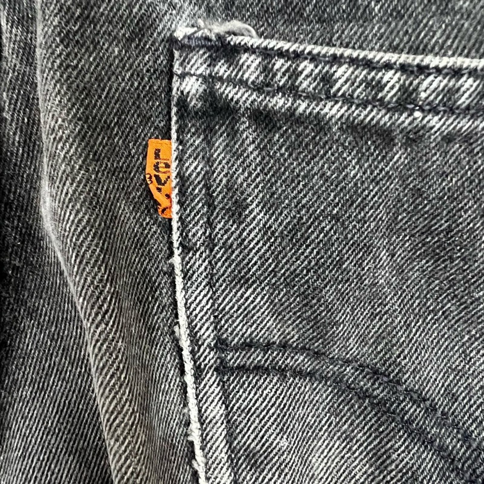 Levi's Vintage Levis 550 Jeans 38x30 Relaxed Tapered Fit Orange Tab Size US 38 / EU 54 - 5 Thumbnail