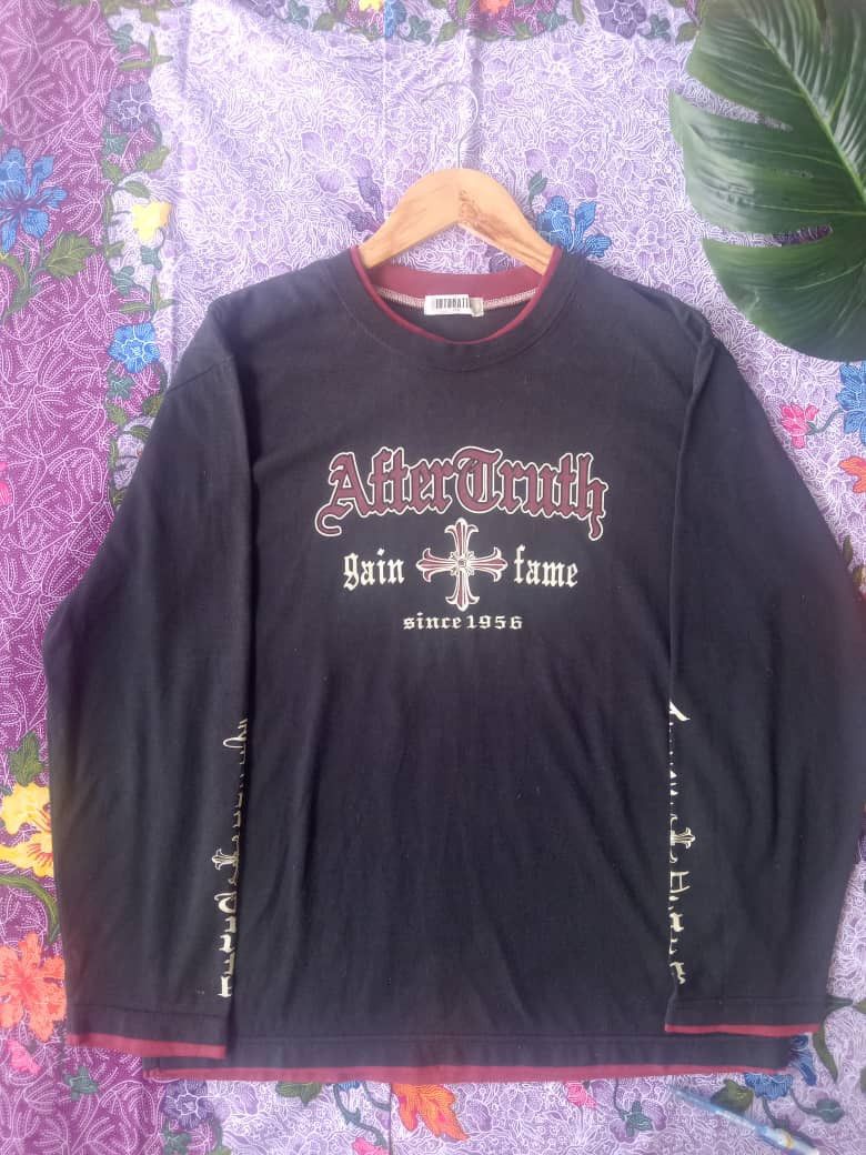 Vintage double layer after truth gain fame 1956 Religion Cross Size US L / EU 52-54 / 3 - 1 Thumbnail