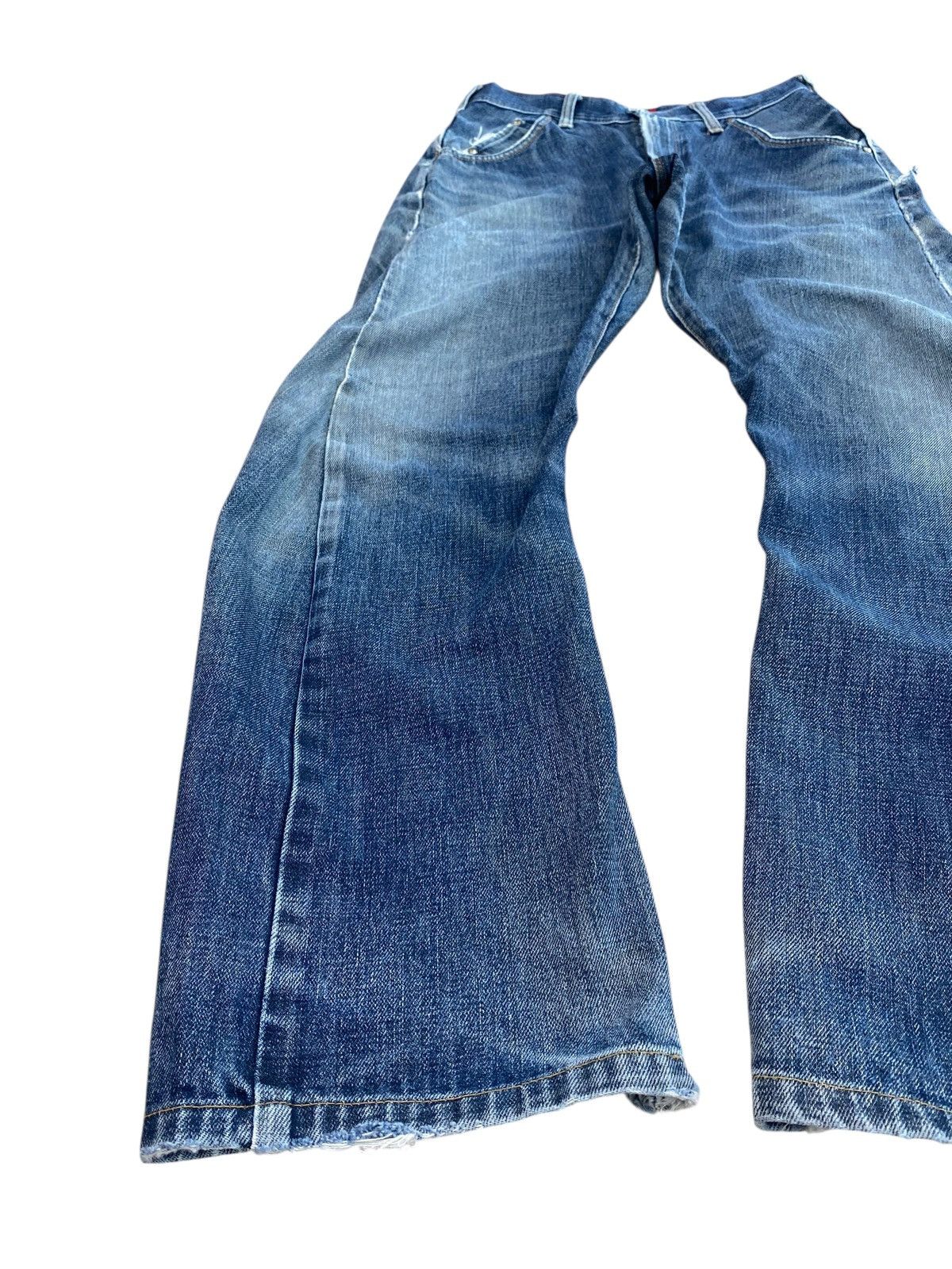 Edwin Edwin Vintage Faded Wash Style Twist Leg Jeans Size US 28 / EU 44 - 7 Thumbnail