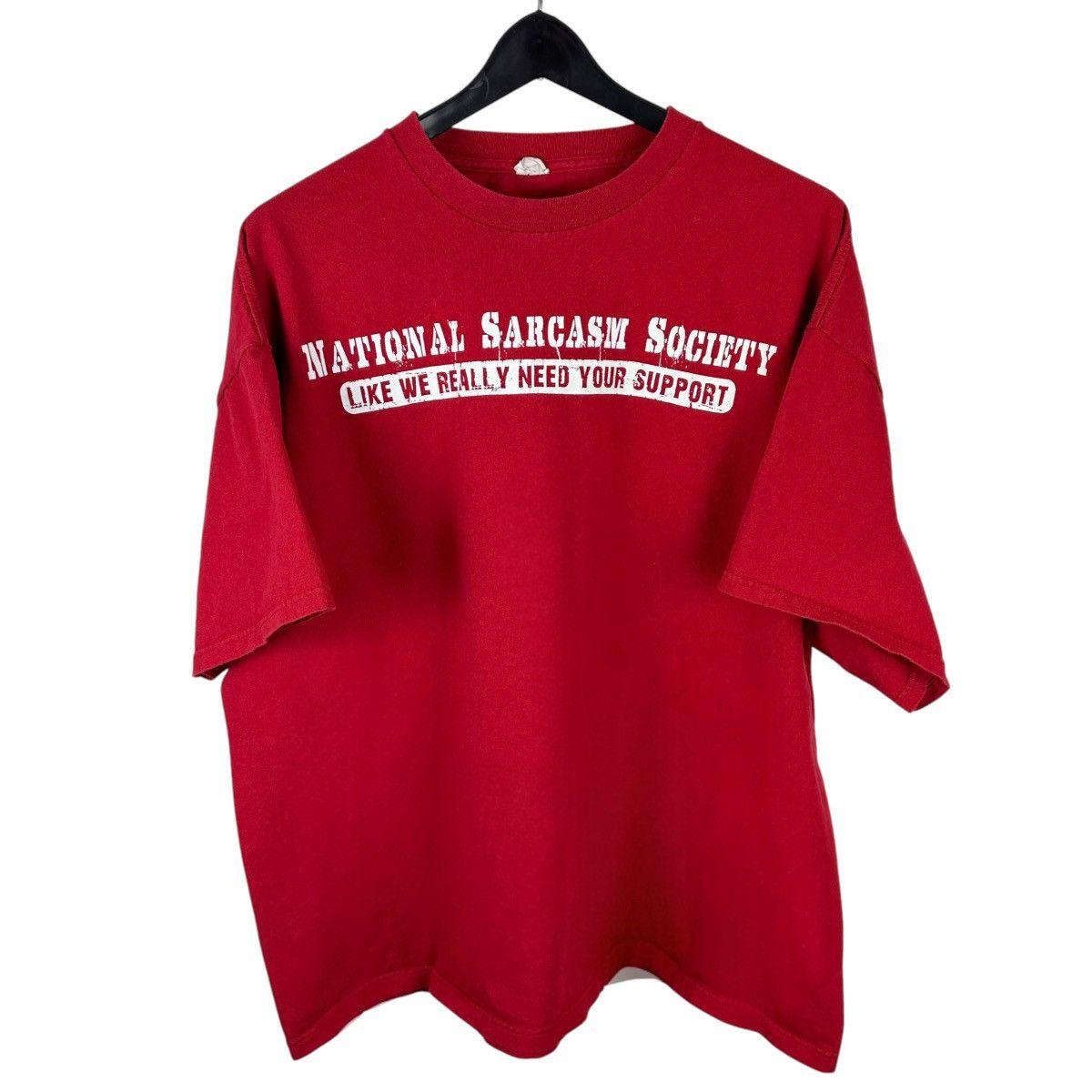Vintage Vintage Y2K National Sarcasm Society Comedy Shirt Size US XXL / EU 58 / 5 - 1 Thumbnail