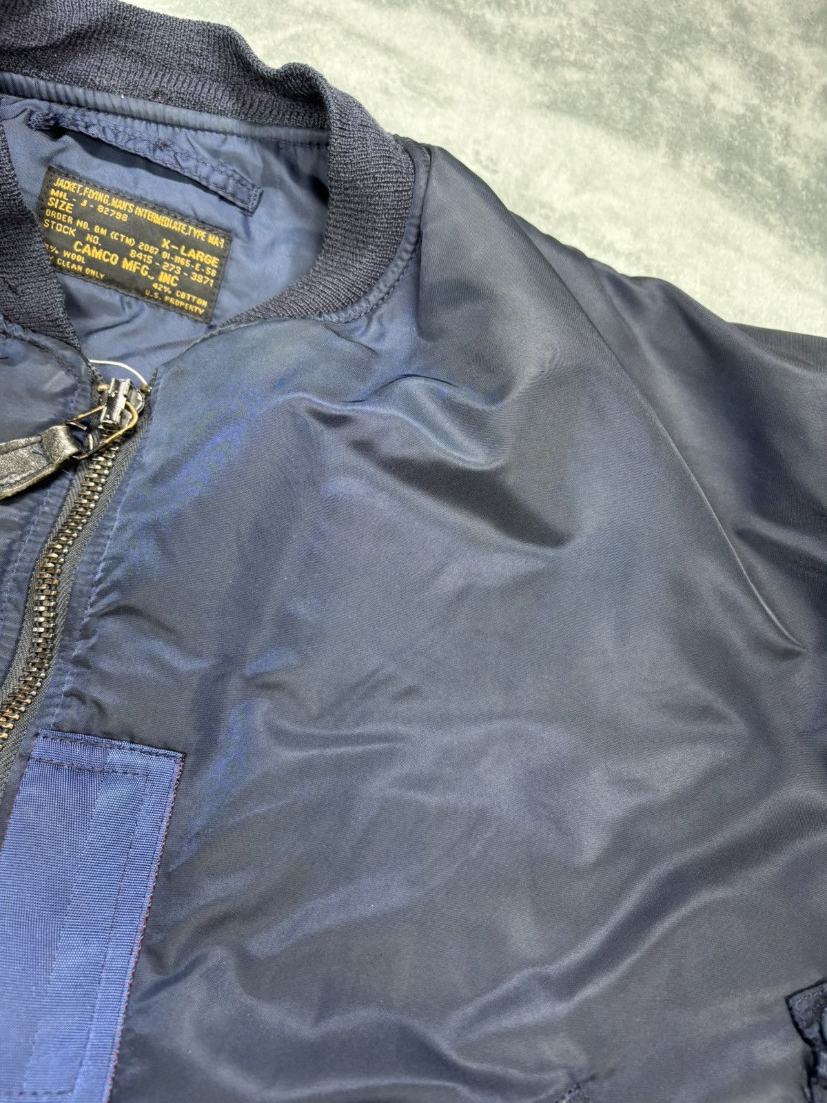 Vintage Vintage MA- 1 Flight Jacket Camco MFG. J0108 Size US XL / EU 56 / 4 - 12 Thumbnail