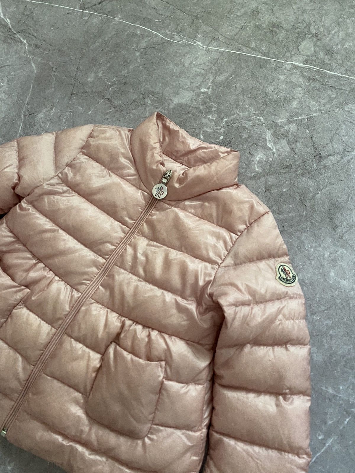 Designer × Moncler Rare Moncler Kids Girls Down Lightweight Jacket Pink Puffer Size XXS / US 00 / IT 34 - 3 Thumbnail