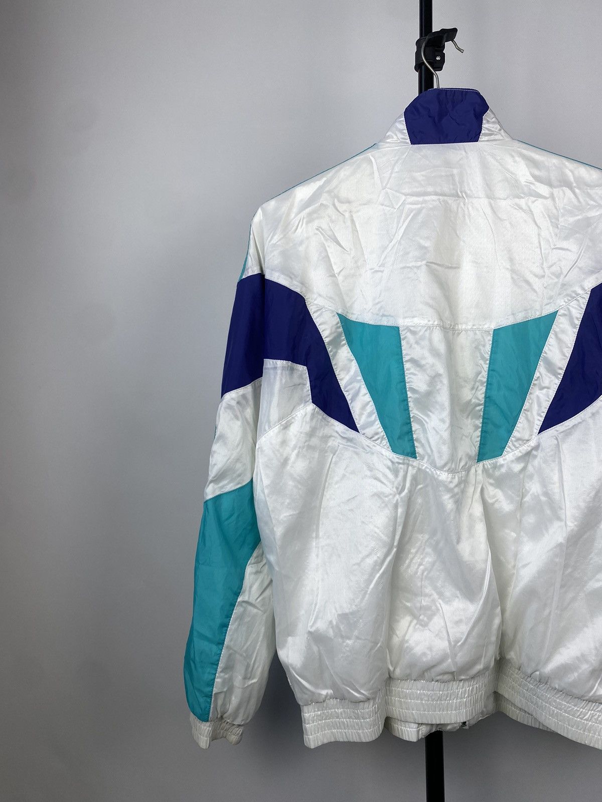 Adidas × Vintage Vintage Adidas Nylon Track Full Zip Y2K Jacket Size US M / EU 48-50 / 2 - 10 Thumbnail