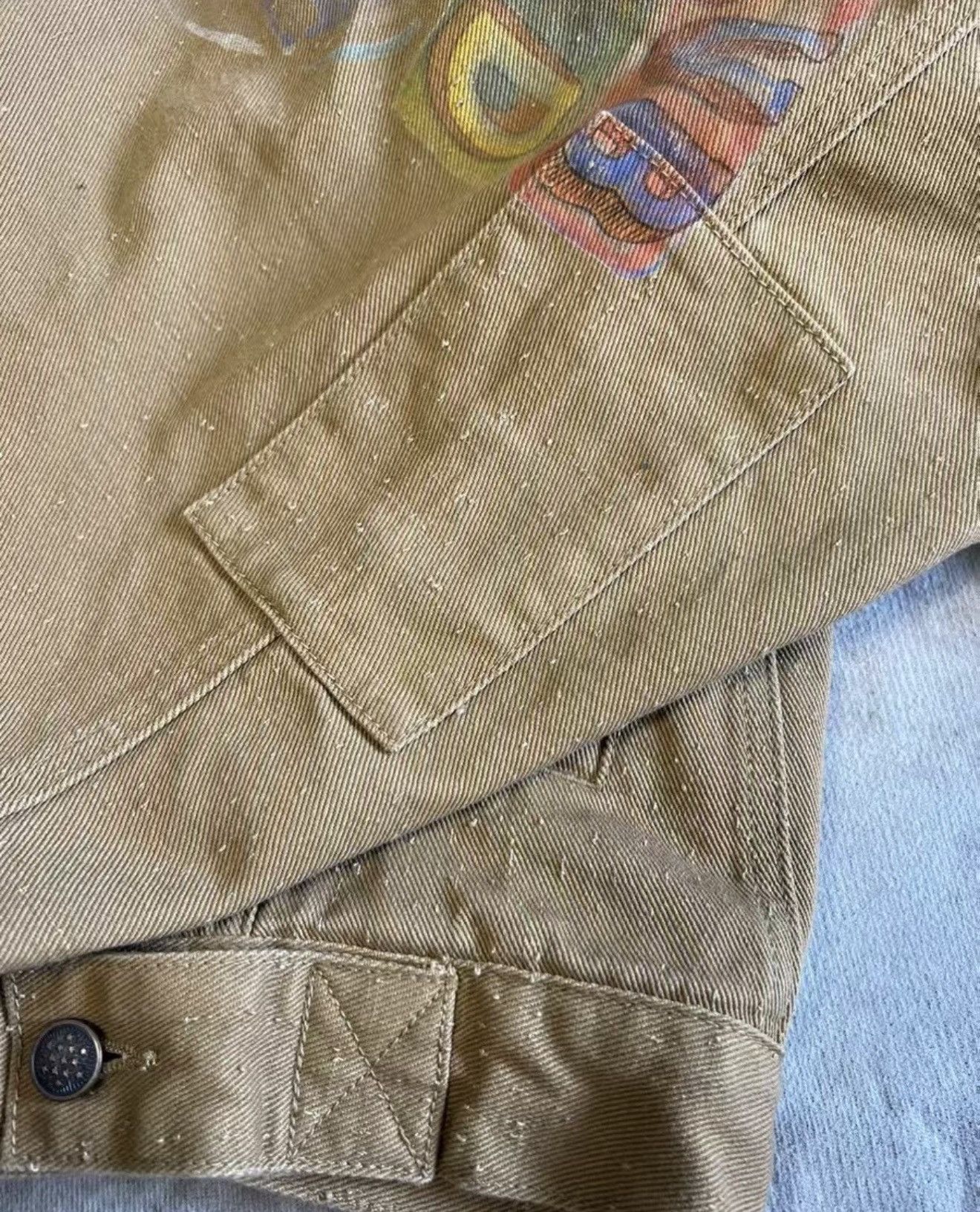Billionaire Boys Club BBC ICECREAM Graffiti Denim Jacket bomber Size US L / EU 52-54 / 3 - 6 Thumbnail