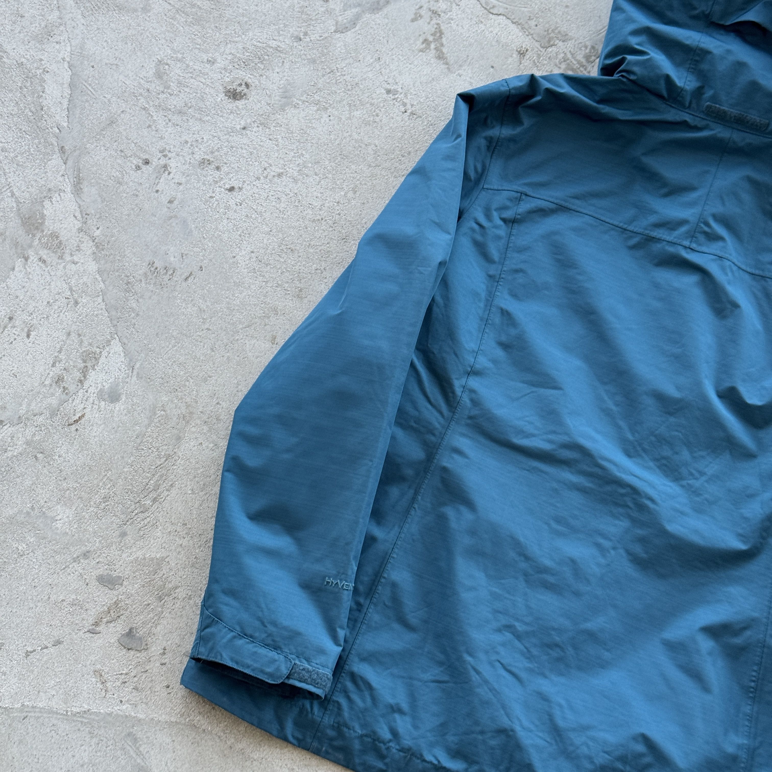 The North Face Vintage The North Face Rain Jacket HyVent Shell Hooded Teal Size XL / US 12-14 / IT 48-50 - 10 Thumbnail