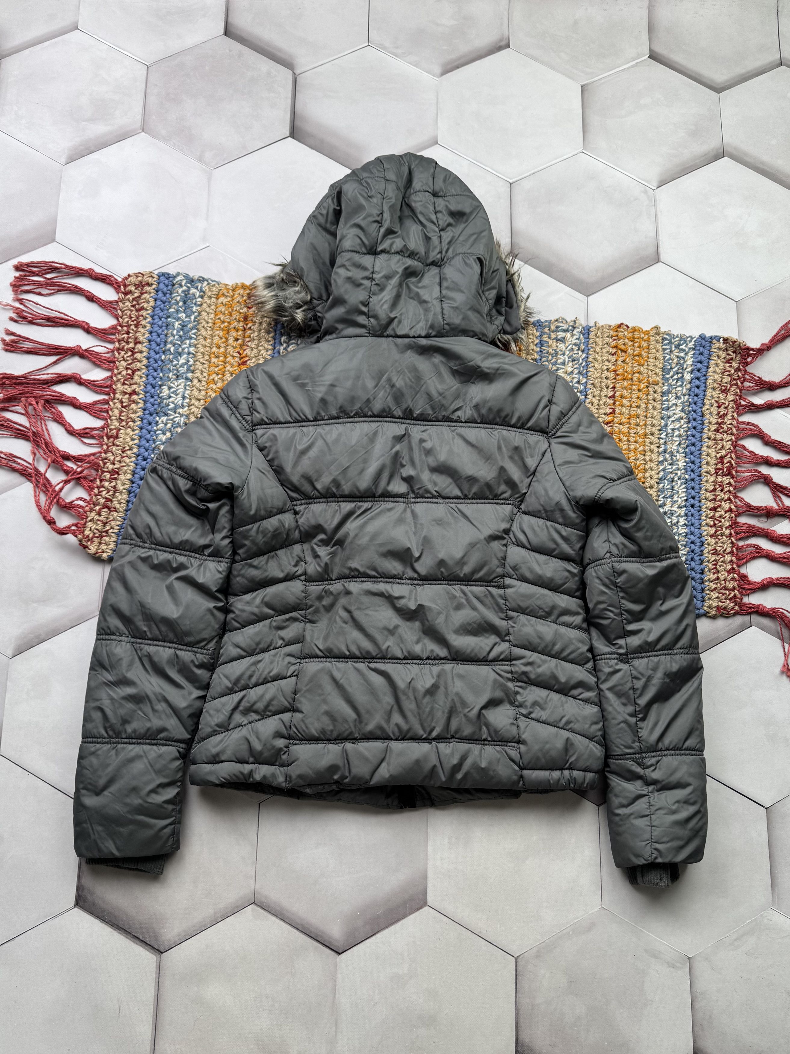 Japanese Brand Vintage Cropped Jacket With Faux Fur Hood (E4) Size M / US 6-8 / IT 42-44 - 9 Thumbnail