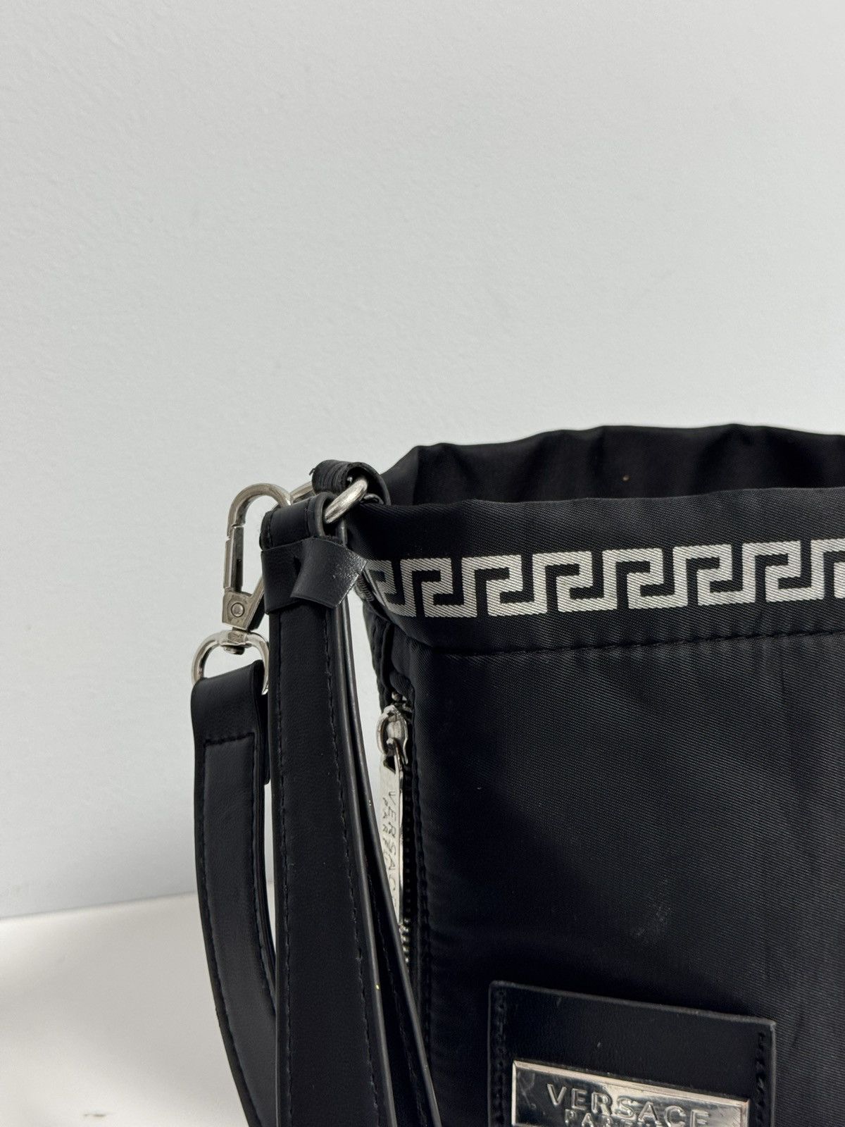 Versace Versace Parfums Black Carry Handbag Totebag And Sports Bag Size ONE SIZE - 6 Thumbnail