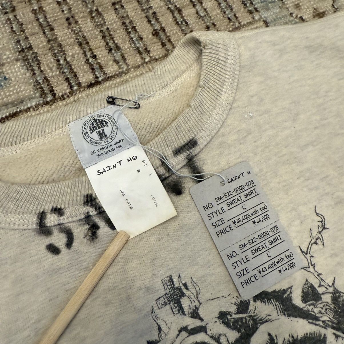 Saint Michael Kawamura Crewneck Size US L / EU 52-54 / 3 - 3 Thumbnail