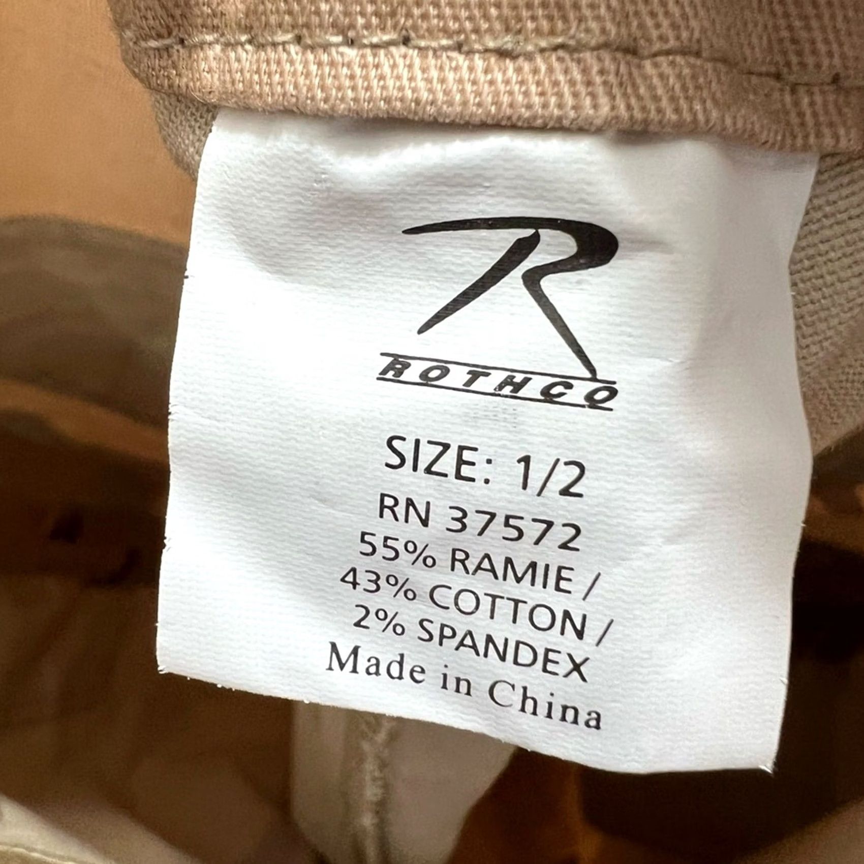 Rothco Rothco Tan Desert Camo Capri Pants Regular 1/2 Nwt Size 26" / US 2 / IT 38 - 4 Thumbnail
