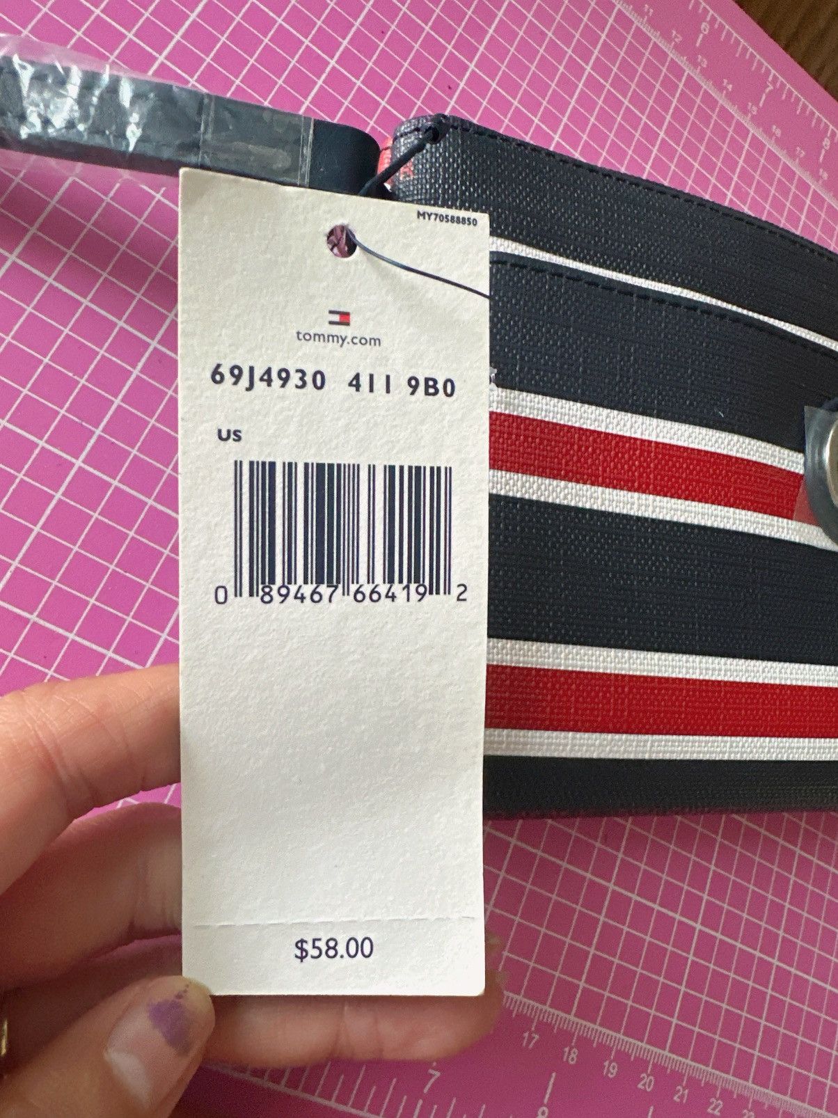 Tommy Hilfiger NWT - TOMMY HILFIGER Navy Red White Wallet Clutch Wristlet Size ONE SIZE - 5 Thumbnail