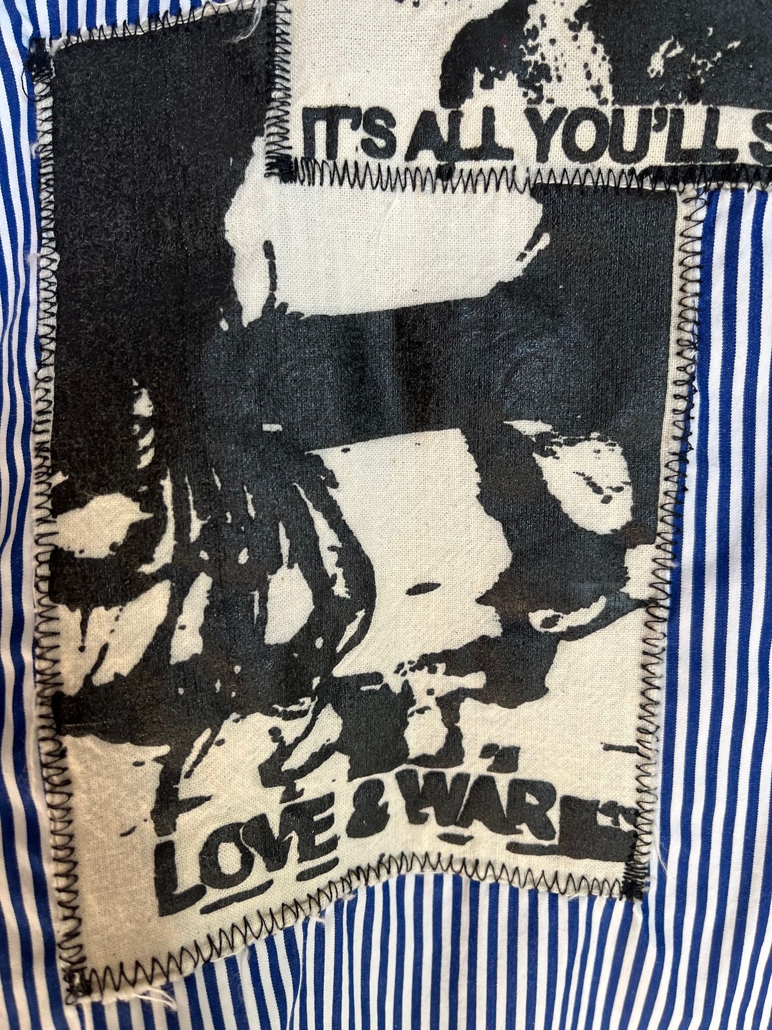 Other Made by Atelier Striped Screenprint Patched Shirt XL Size US XL / EU 56 / 4 - 2 Thumbnail
