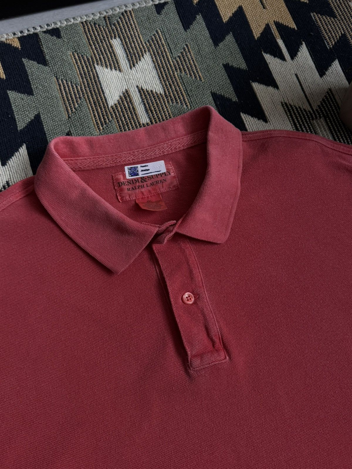 Denim & Supply Ralph Lauren Vintage Denim & Supply Ralph Lauren USA Flag Polo Size US XXL / EU 58 / 5 - 7 Thumbnail
