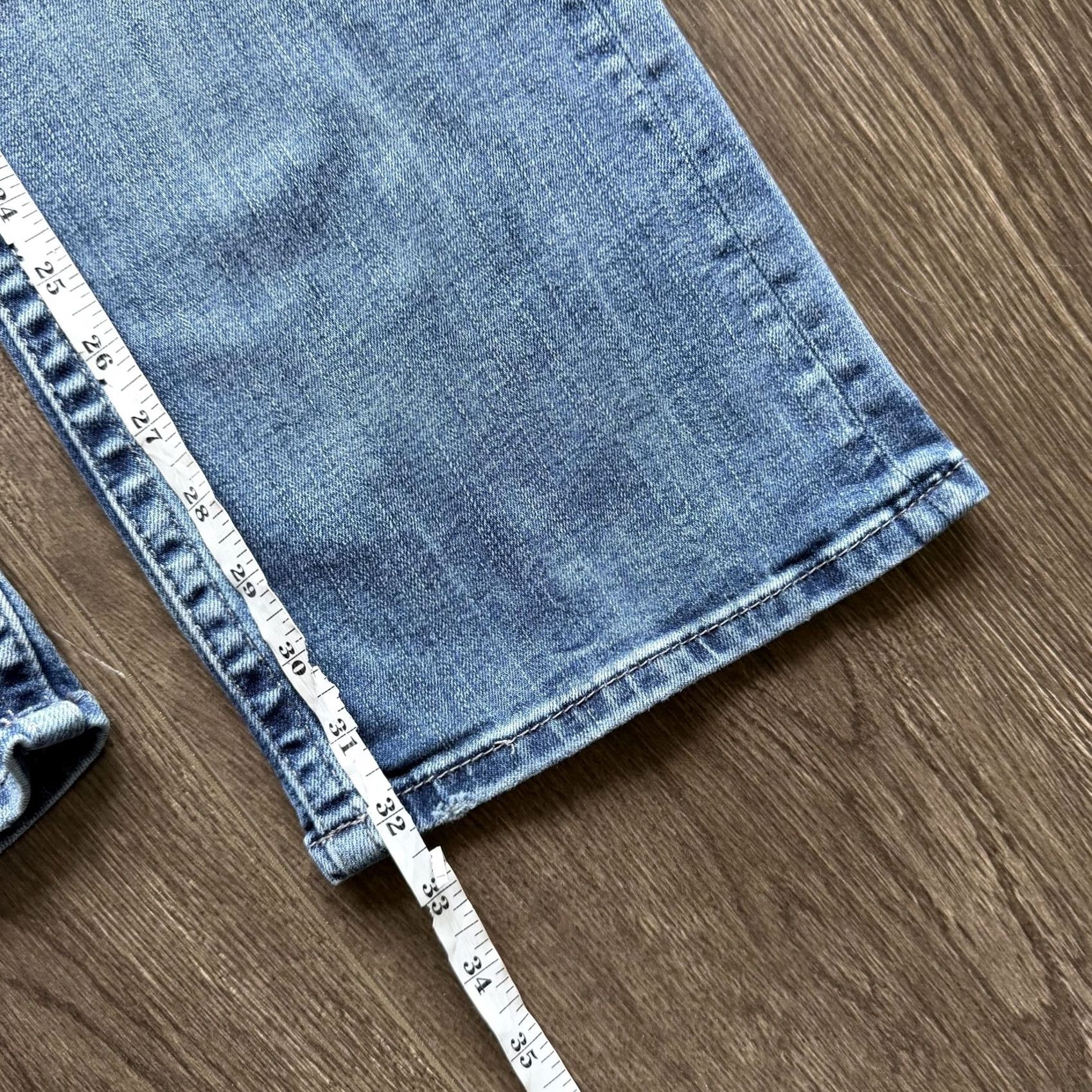 BKE BKE Jake Jeans 31x34 Blue Medium Wash Relaxed Bootcut Denim Mens Size US 31 - 7 Thumbnail