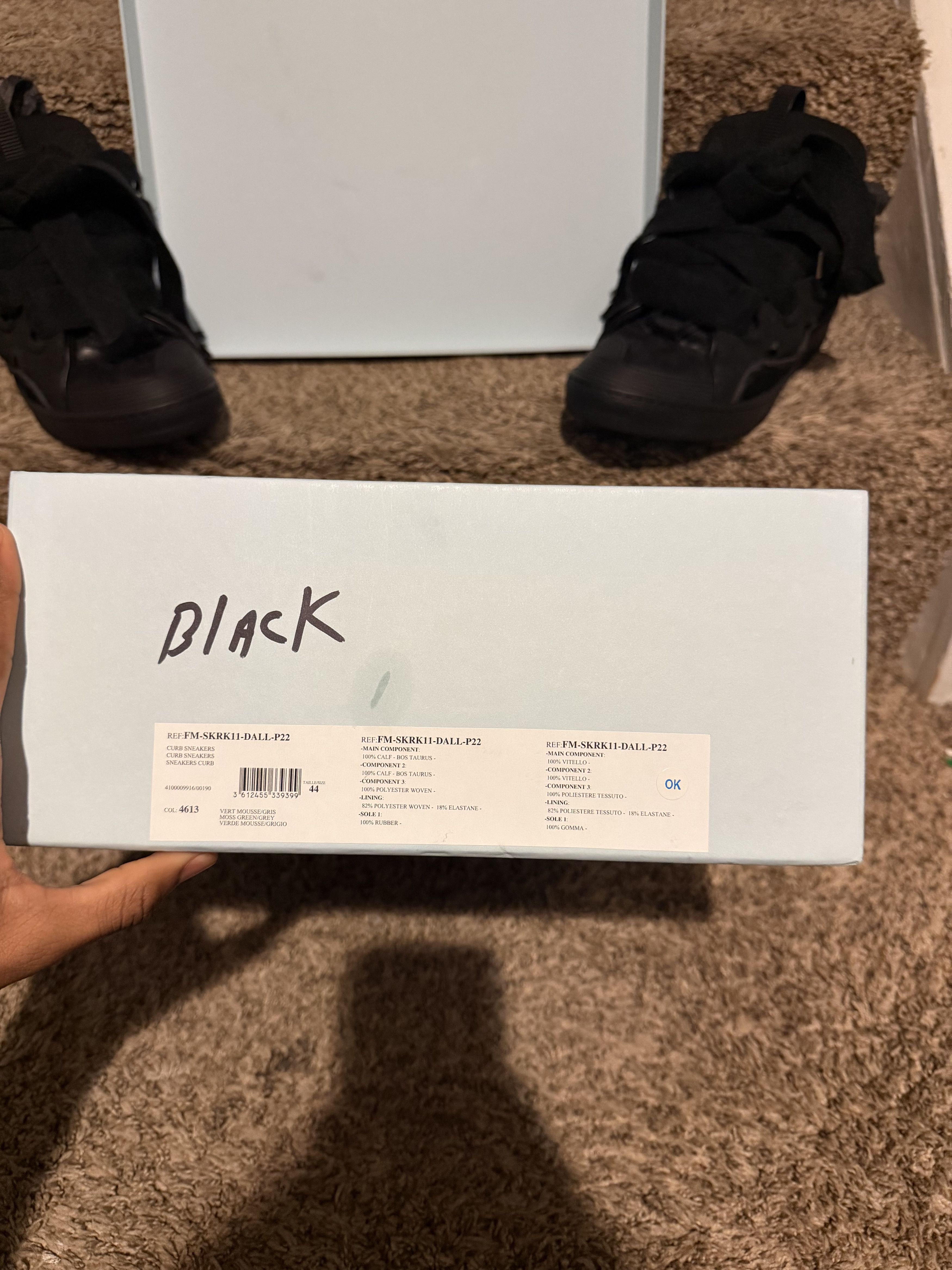 Lanvin Lanvin curb all black Size US 11 / EU 44 - 6 Thumbnail