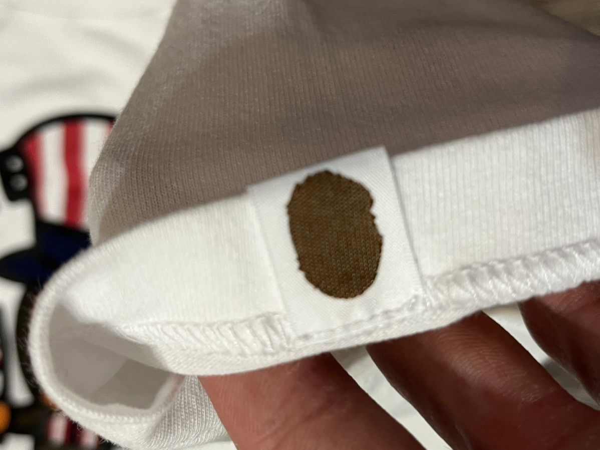 Bape A Bathing Ape X Baby Milo Independence Day T Shirt Size US M / EU 48-50 / 2 - 9 Thumbnail