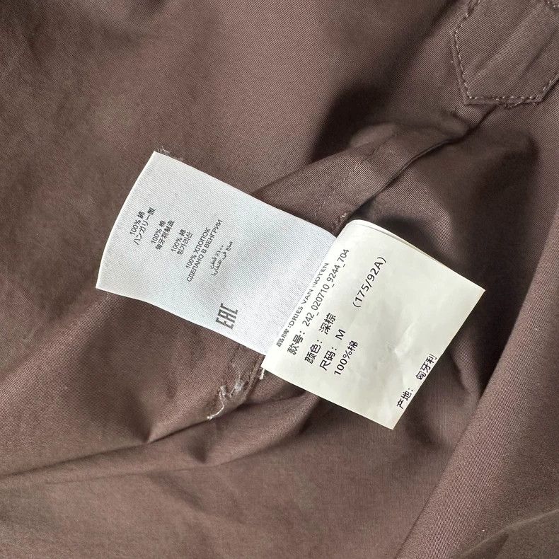 Dries Van Noten dries van noten Coffee shirt 2503-Nextarrow Size US M / EU 48-50 / 2 - 8 Thumbnail