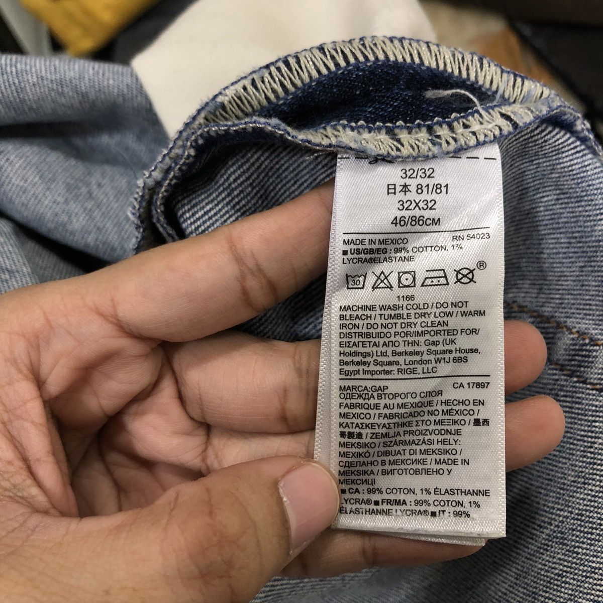Japanese Brand 🔥90’s Rare Distressed Denim Jeans Vintage Gap 1969 Japan Size US 34 / EU 50 - 16 Thumbnail