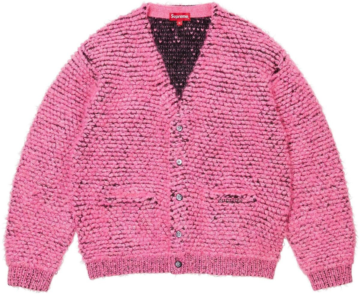 Supreme Supreme Textured Knotted Cardigan - Pink, Medium Size US M / EU 48-50 / 2 - 6 Thumbnail