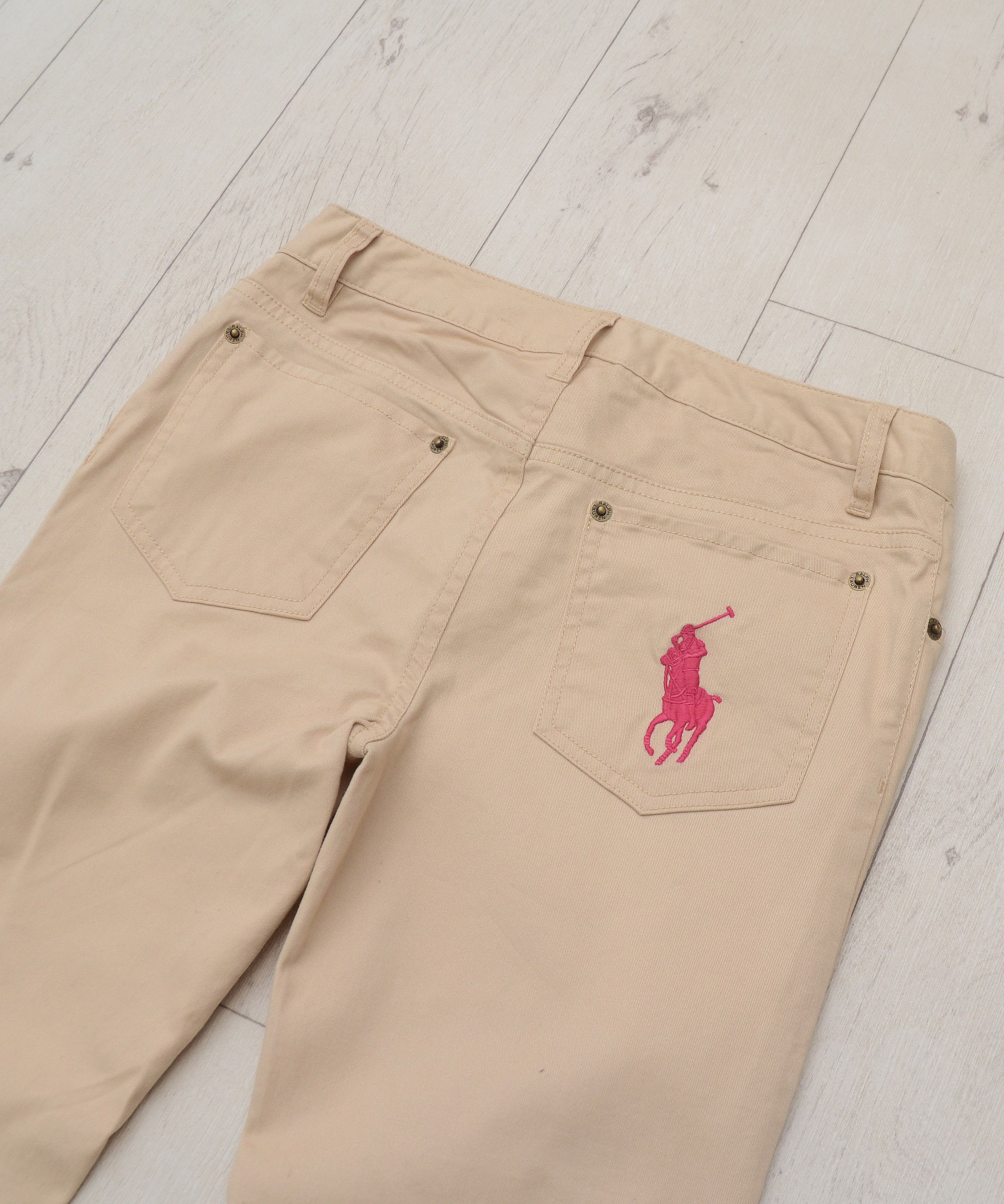 Polo Ralph Lauren × Ralph Lauren Vintage Polo Ralph Lauren Slim Chino Pants Big Pony Pink Size 24" / US 00 / IT 34 - 7 Thumbnail