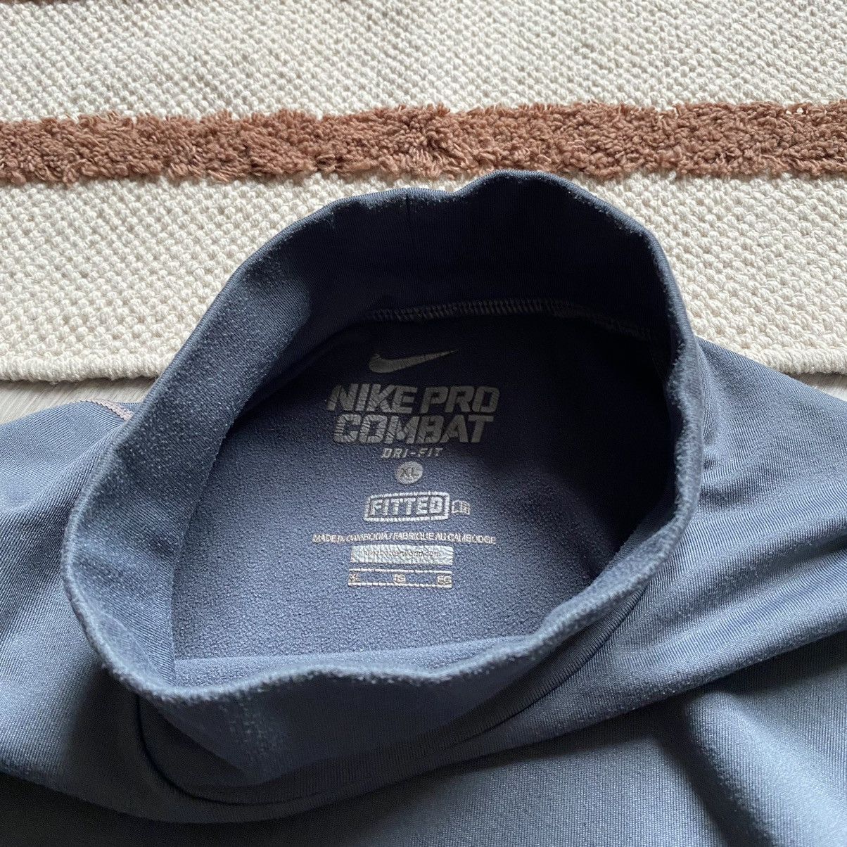 Nike × Vintage NIKE PRO COMBAT Y2K DRILL SPORT DRI FIT LONG SLEEVE TERMAL Size US XL / EU 56 / 4 - 5 Thumbnail