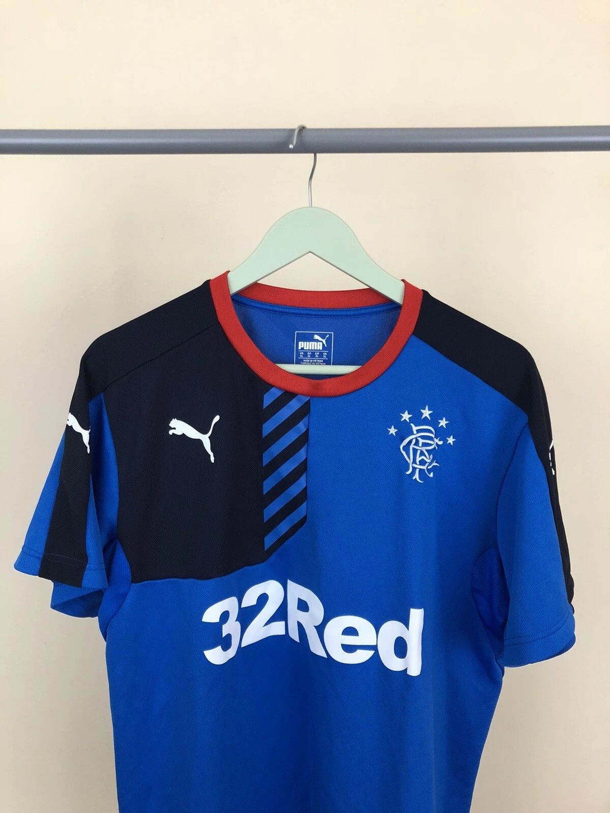 Puma FC Rangers Glasgow 2015-2016 Football Training Shirt Mens XL Size US XL / EU 56 / 4 - 2 Thumbnail