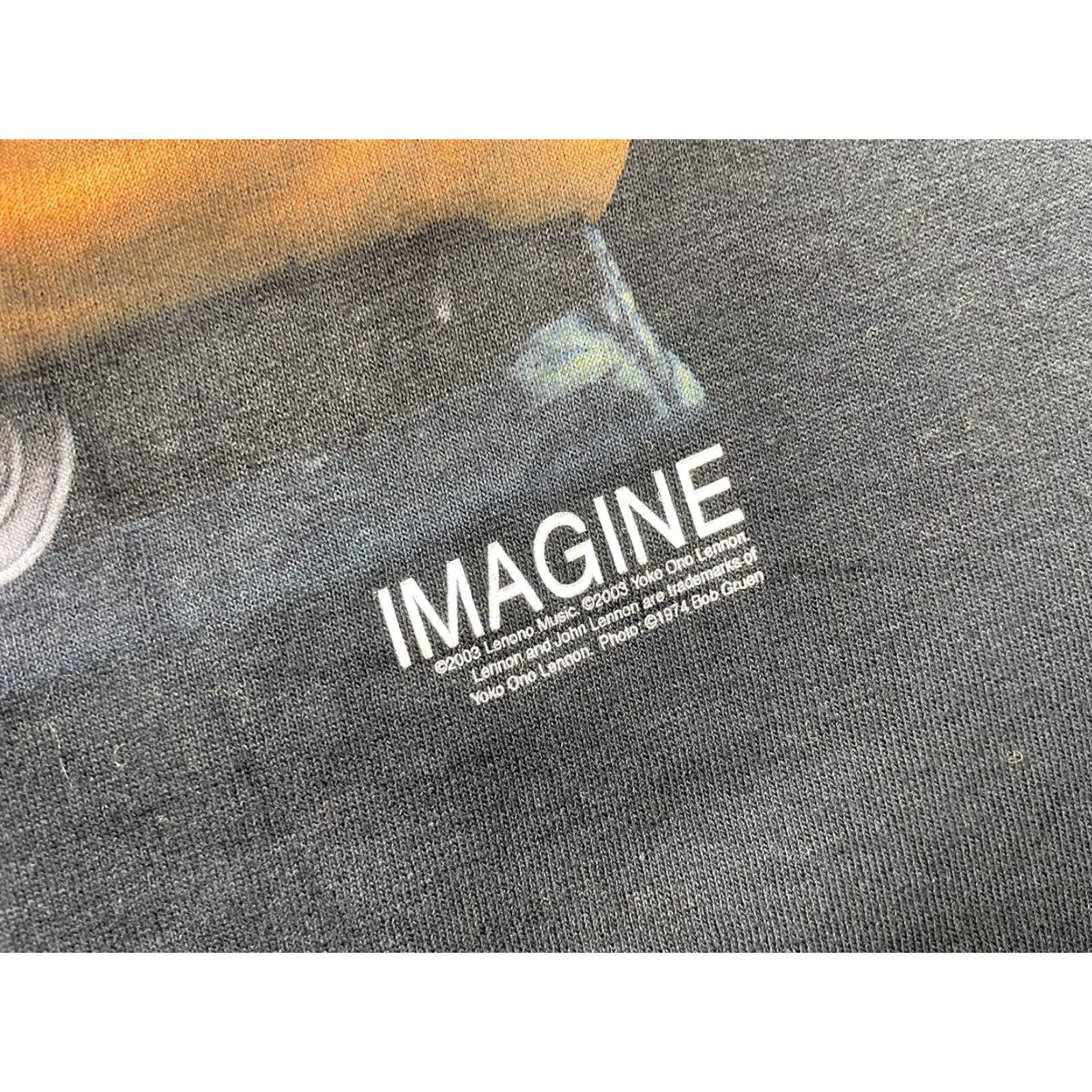 Vintage VINTAGE Winterland John Lennon Imagine Give Peace a Chance T-Shirt Small Men S Black Peace 2003 Winterland Size US S / EU 44-46 / 1 - 2 Thumbnail