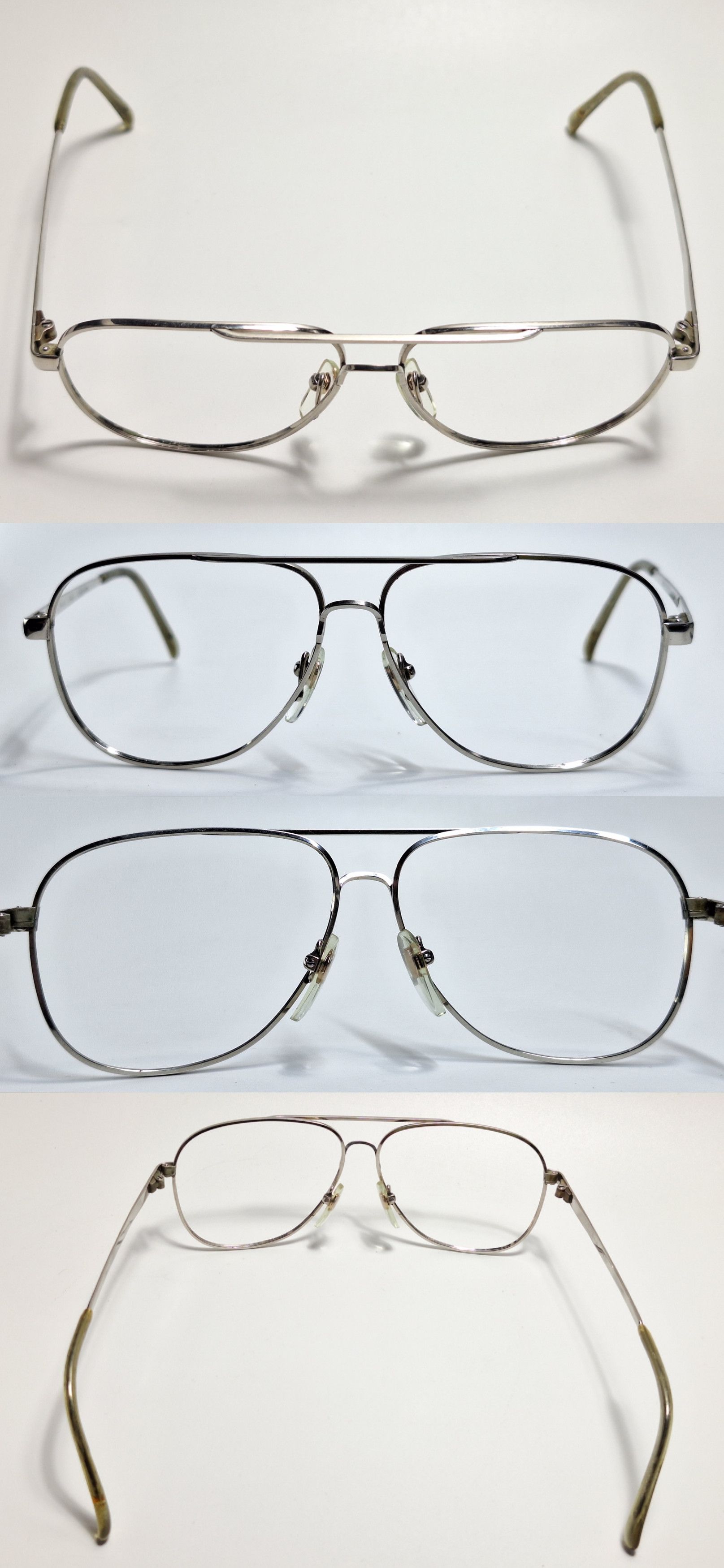 Nikon 90s Nikon FB623 Double Bridge Vintage Eyeglass Frame Size ONE SIZE - 5 Thumbnail