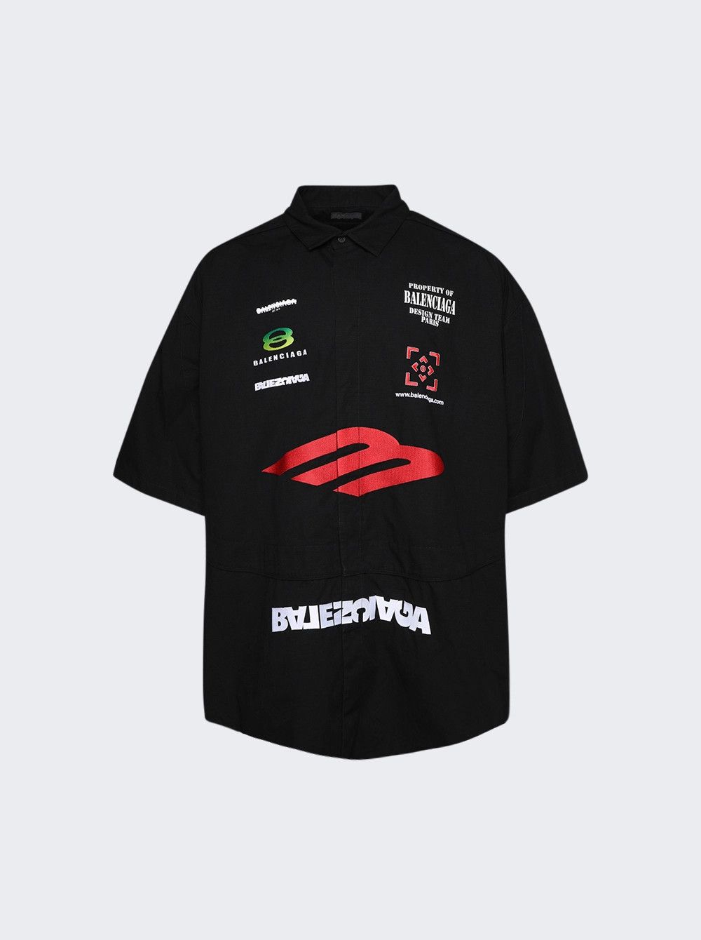 Balenciaga o1w1db10425 Gamer Shirt in Black Size US XL / EU 56 / 4 - 1 Thumbnail