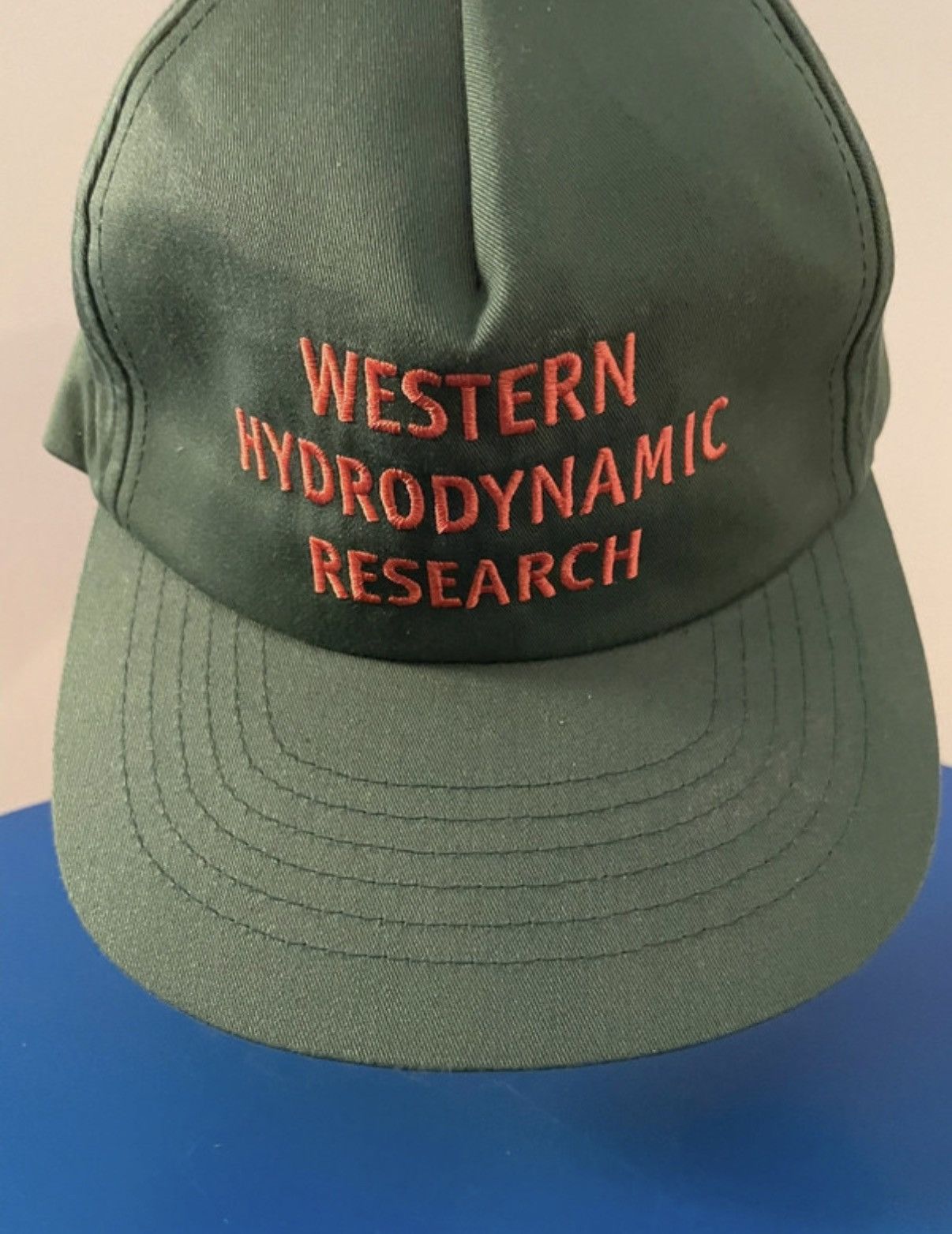 Western Hydrodynamic Research Green logo hat with bungee cord adjuster Size ONE SIZE - 2 Thumbnail