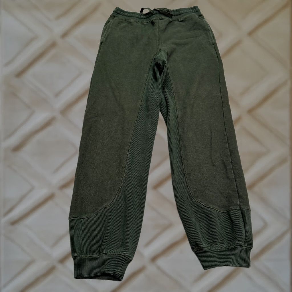 Vintage Cash App Jogger Sweatpants Mens Medium Green Casual Lounge Everyday Size US 31 - 1 Thumbnail