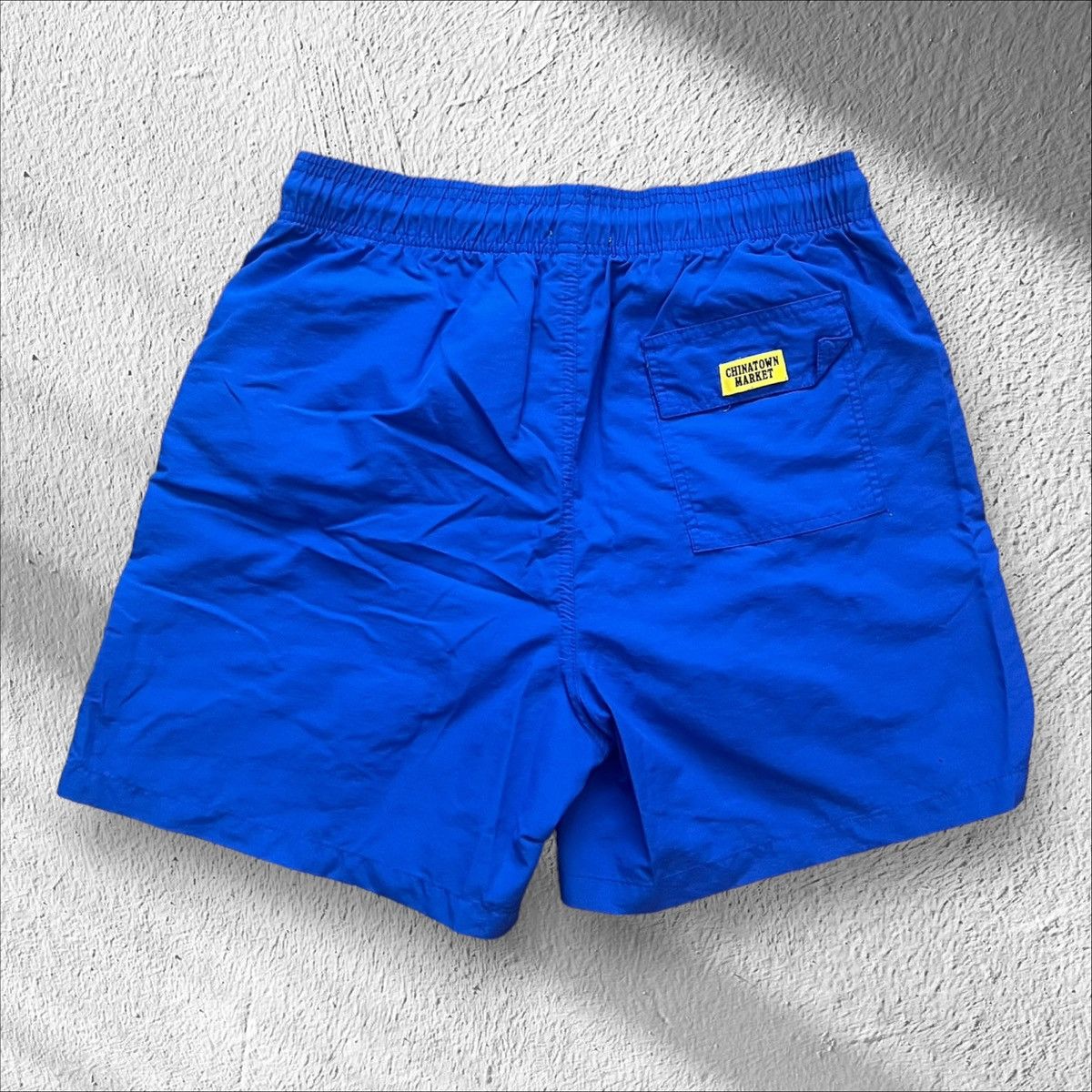 Market Chinatown Market Smiley Blue Swimming Trunks – Size XL Size US 30 / EU 46 - 2 Thumbnail