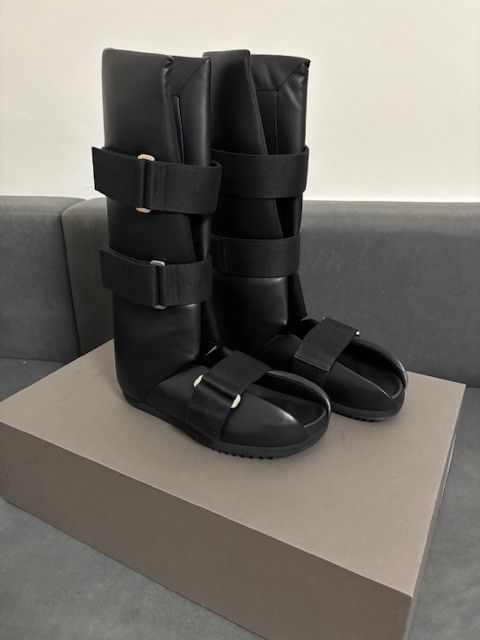 Rick Owens Rick Owens Red Leather Splint Sandal Size US 9 / EU 42 - 1 Thumbnail