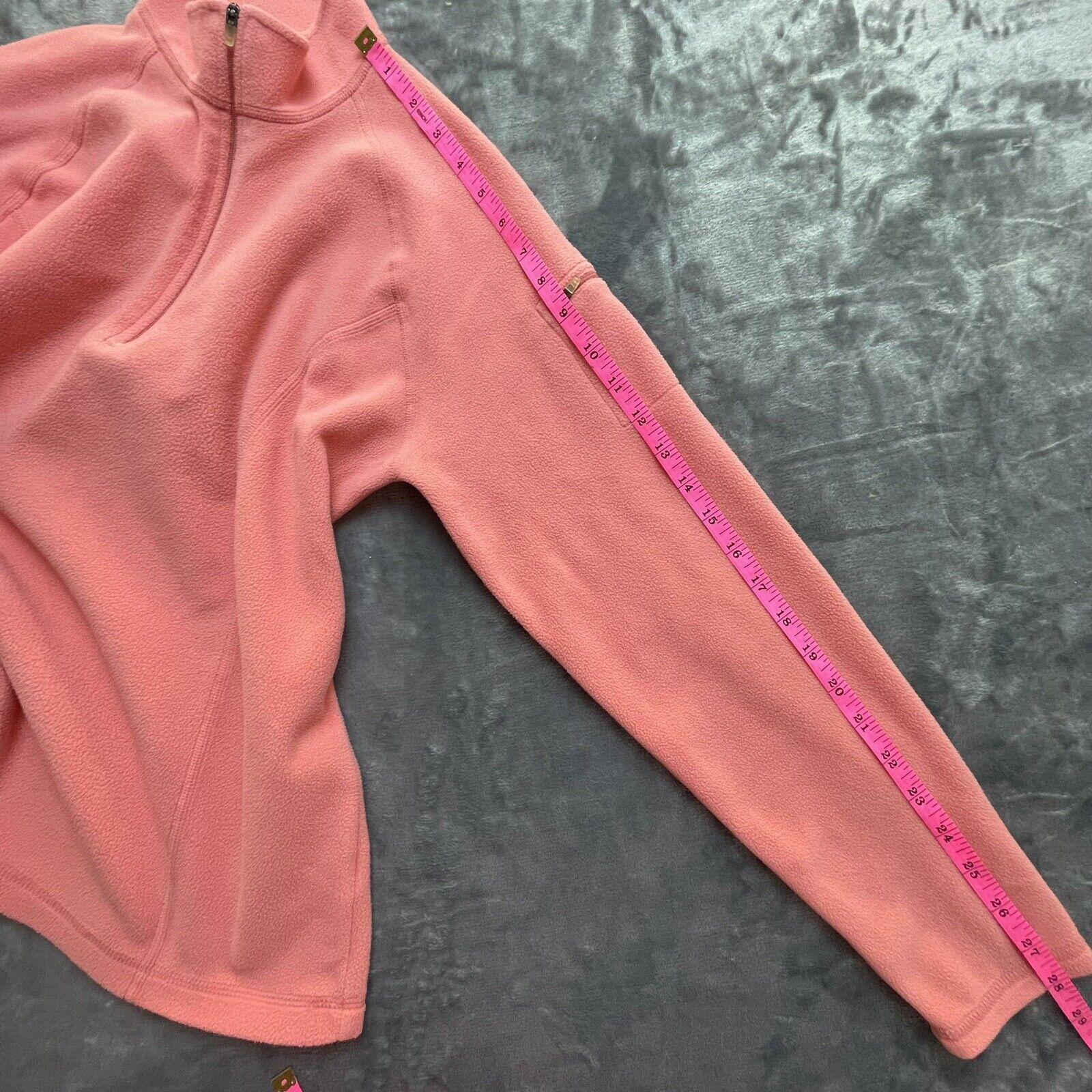 L.L. Bean LL Bean Fleece Womens Medium Peach Soft Lightweight Minimal Size M / US 6-8 / IT 42-44 - 4 Thumbnail