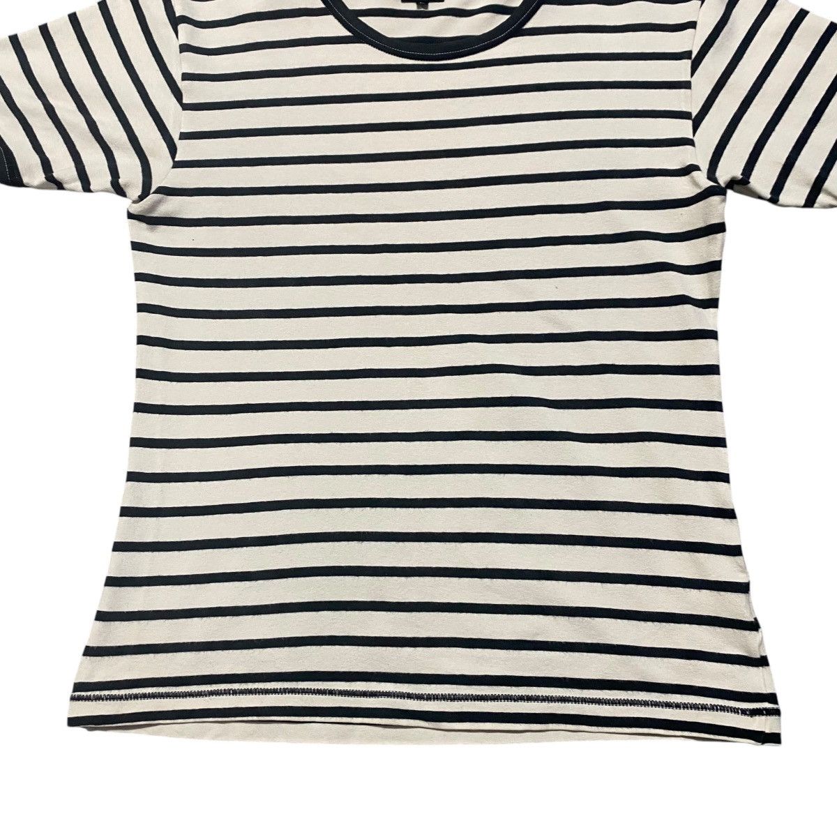 Jean Paul Gaultier Vintage Jean Paul Gaultier Homme Stripe Body Shirt Size US L / EU 52-54 / 3 - 6 Thumbnail