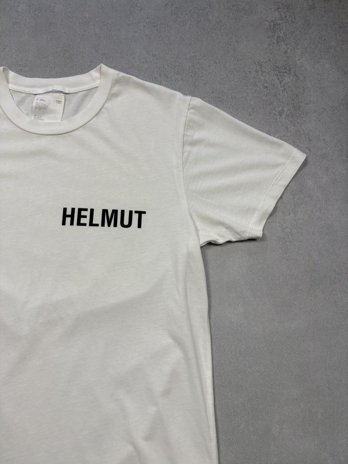 Helmut Lang Helmut Lang Archive Utility Back Logo Print T Shirt Rare Size US M / EU 48-50 / 2 - 4 Thumbnail