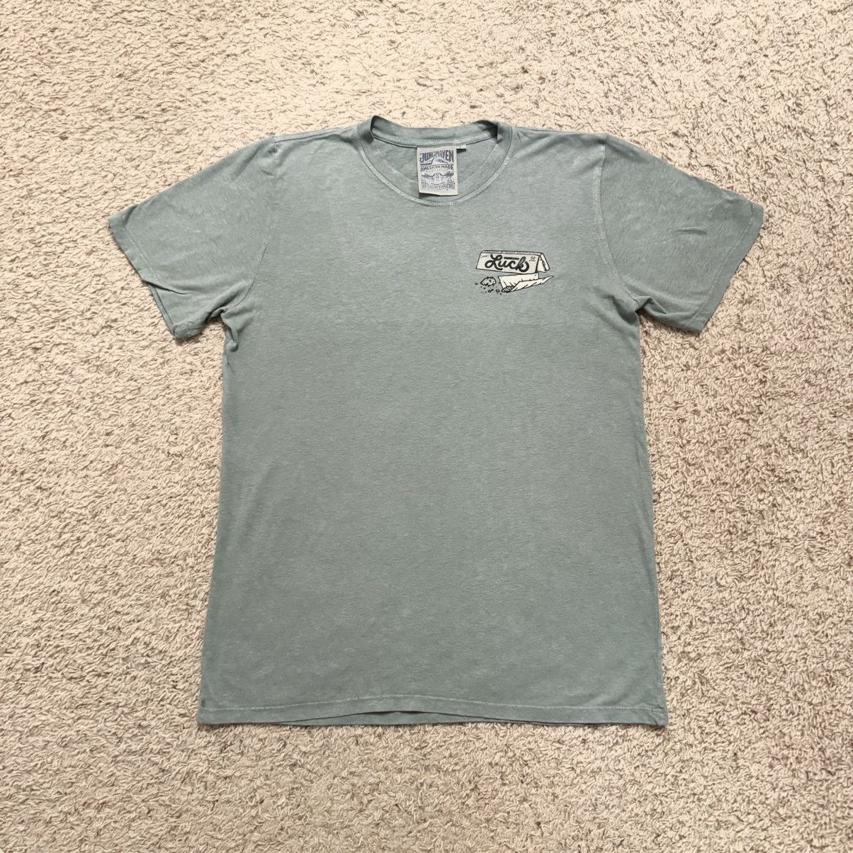 Jungmaven Jungmaven Moss Green Luck Rolling Papers Tee L Size US L / EU 52-54 / 3 - 2 Thumbnail