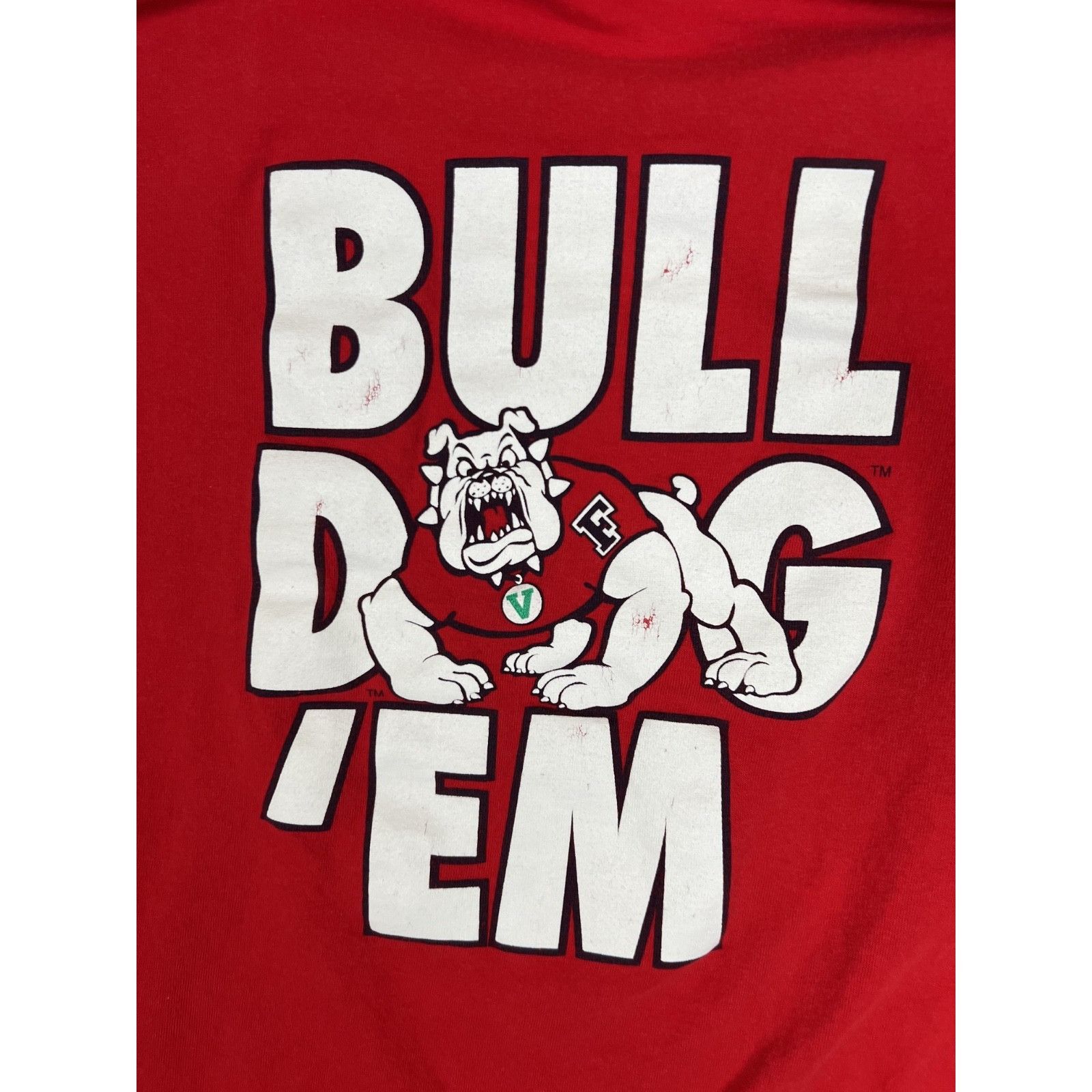 Gildan Vintage Fresno State Bulldogs T-Shirt Size L Double Sided Y Size US L / EU 52-54 / 3 - 8 Thumbnail
