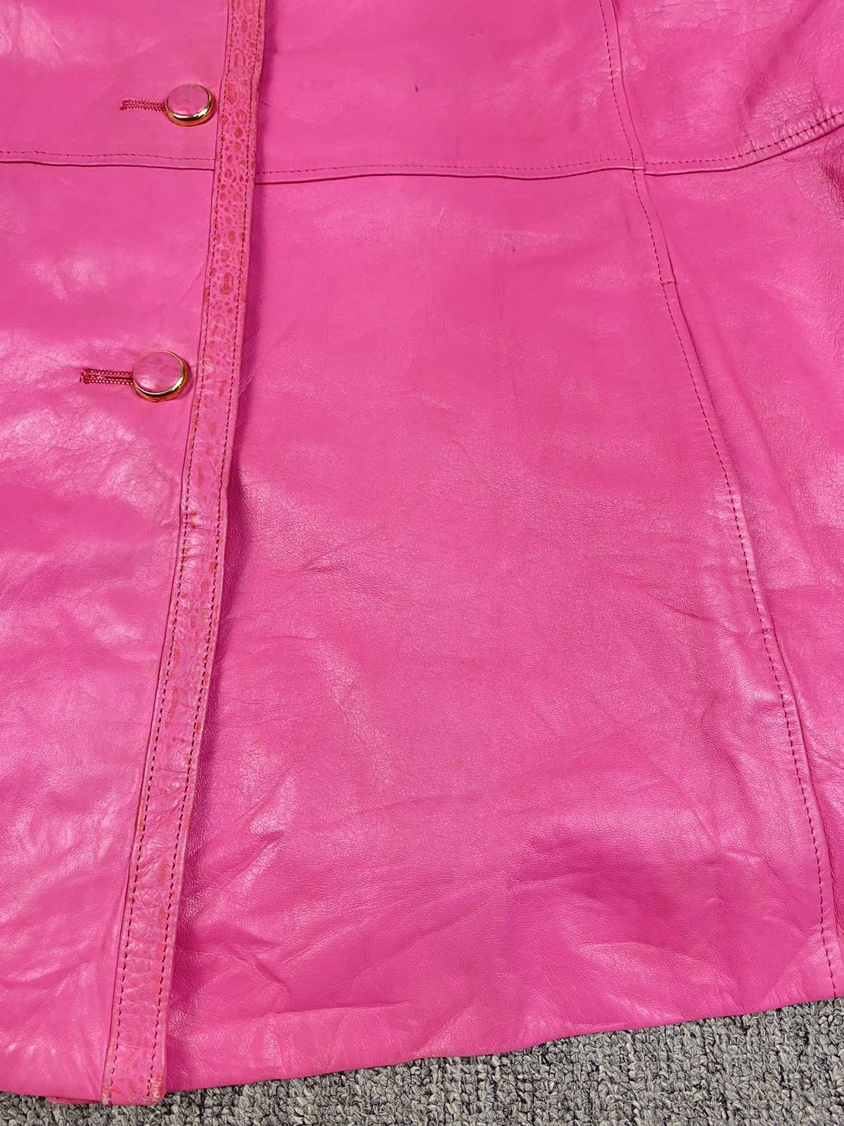 Japanese Brand × Leather × Vintage Lanerossi Sport Leather Jacket Size XXL / US 16-18 / IT 52-54 - 3 Thumbnail