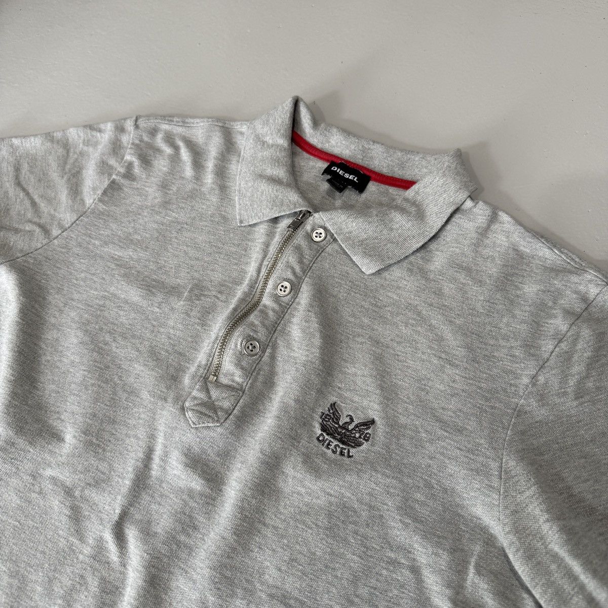 Diesel Diesel Zip Up Polo Shirt Size US M / EU 48-50 / 2 - 2 Thumbnail