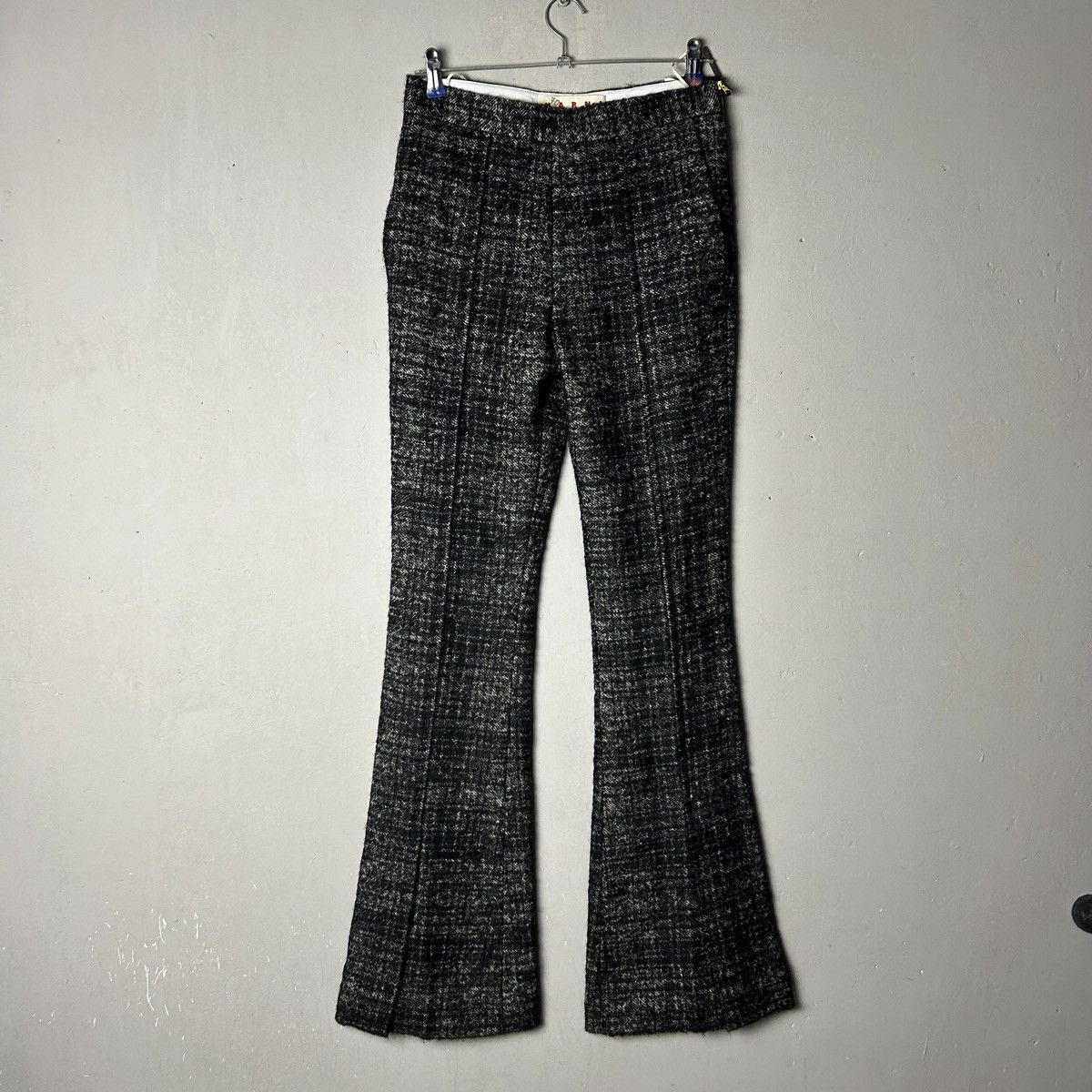 Marni Marni Wool /Alpaca / Mohair Flared Pants Size 26" / US 2 / IT 38 - 1 Thumbnail