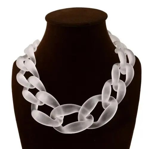 Other Women Oversize Acrylic Chain Necklace Size ONE SIZE - 3 Thumbnail