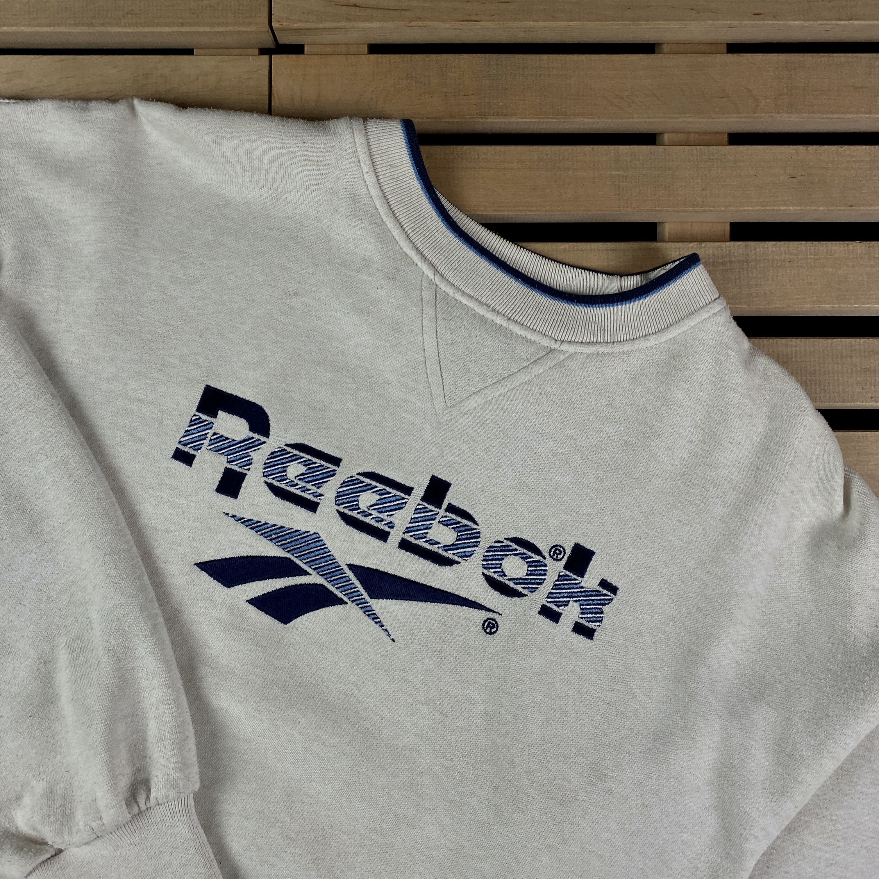 Reebok × Vintage Mens Sweatshirt Reebok Vintage Big Logo Size M Size US M / EU 48-50 / 2 - 2 Thumbnail