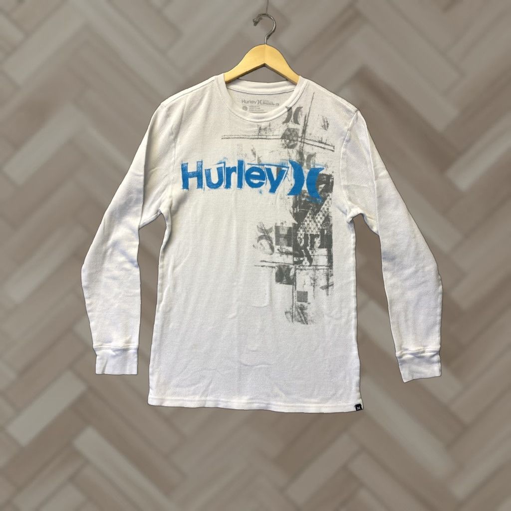 Hurley Hurley Long Sleeve Thermal T-Shirt Men’s Size M White Regular Fit Classic Clothing Size US M / EU 48-50 / 2 - 1 Thumbnail