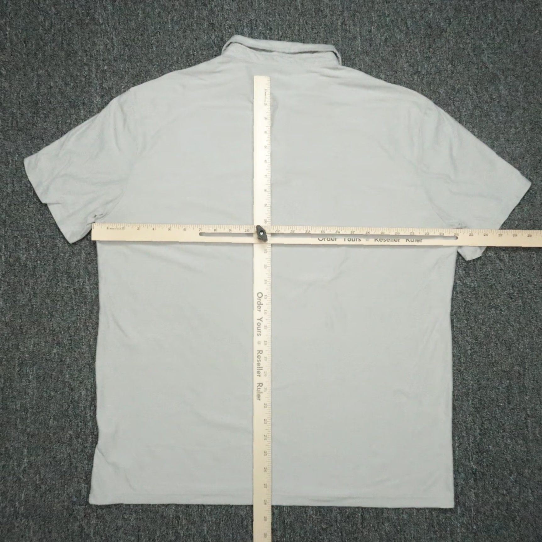 Vuori Vuori Shirt Mens Extra Large Gray Strato Tech Short Sleeve Polo Lightweight V188 Size US XL / EU 56 / 4 - 5 Thumbnail