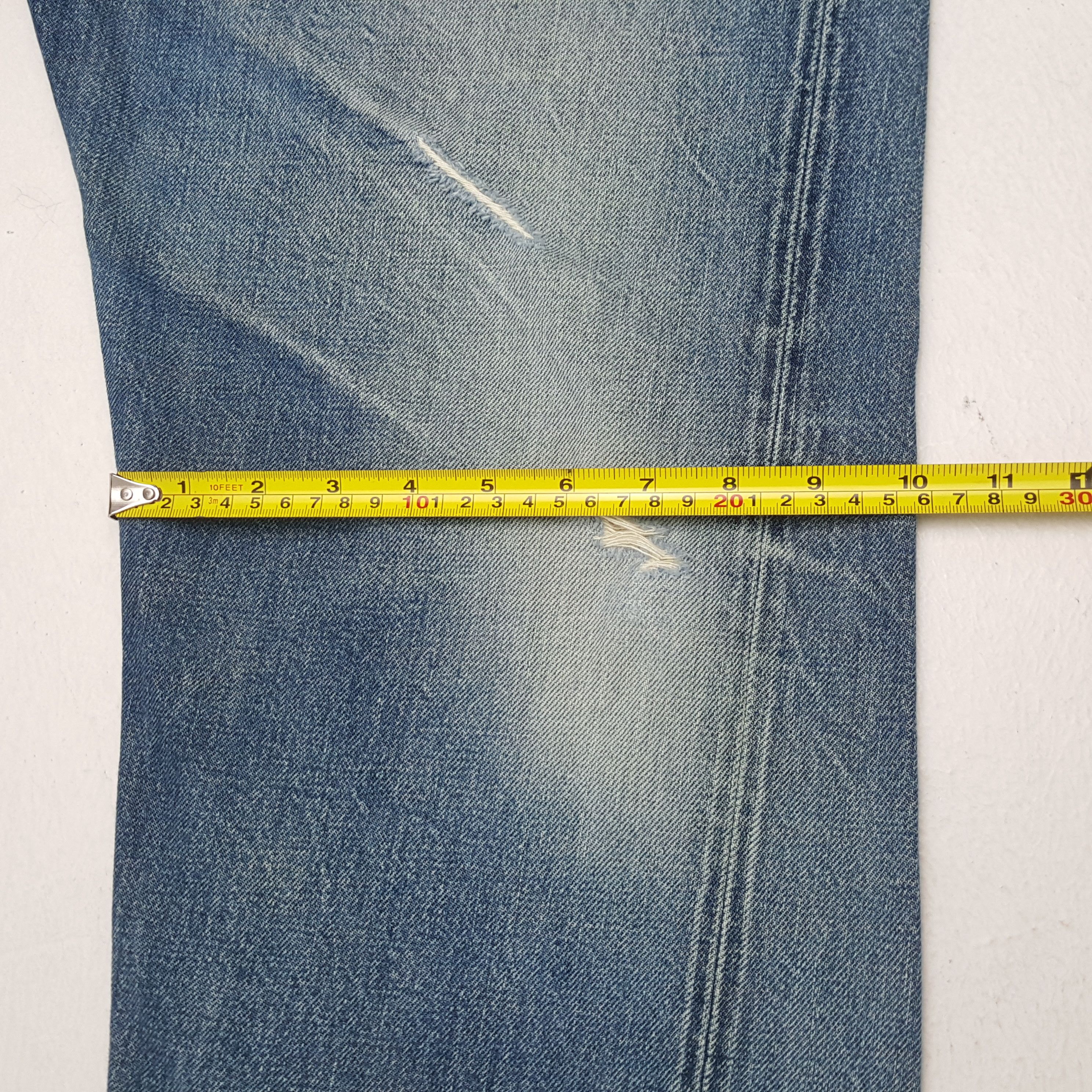 Evisu × Japanese Brand × Vintage Vintage EVISU Japanese Brand Daicock Custom Distressed Jean Size US 32 / EU 48 - 10 Thumbnail
