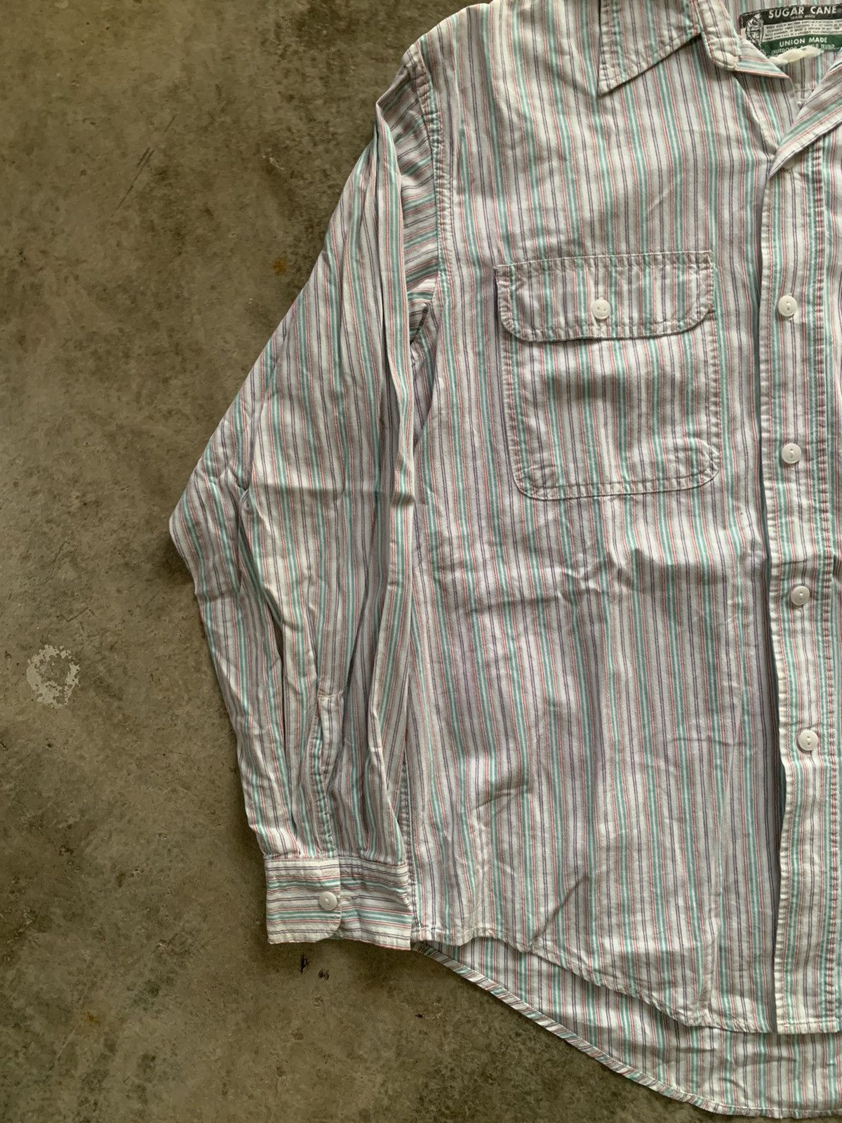 Sugar Cane Sugarcane union made vintage stripe shirt Size US L / EU 52-54 / 3 - 2 Thumbnail