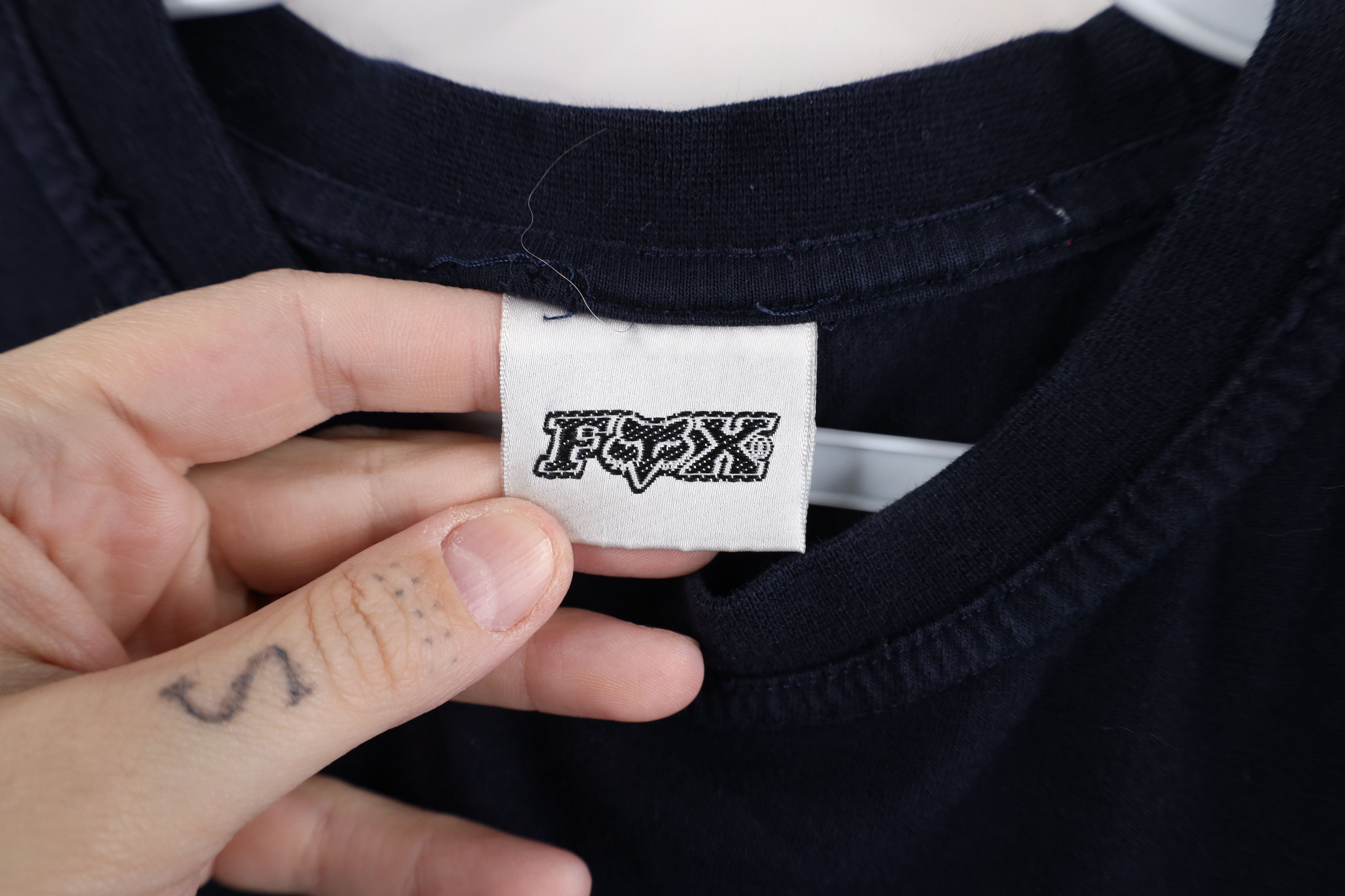 Fox Racing × Vintage Vintage 90s Fox Racing Spell Big Logo Short Sleeve T-Shirt Size US XL / EU 56 / 4 - 9 Thumbnail