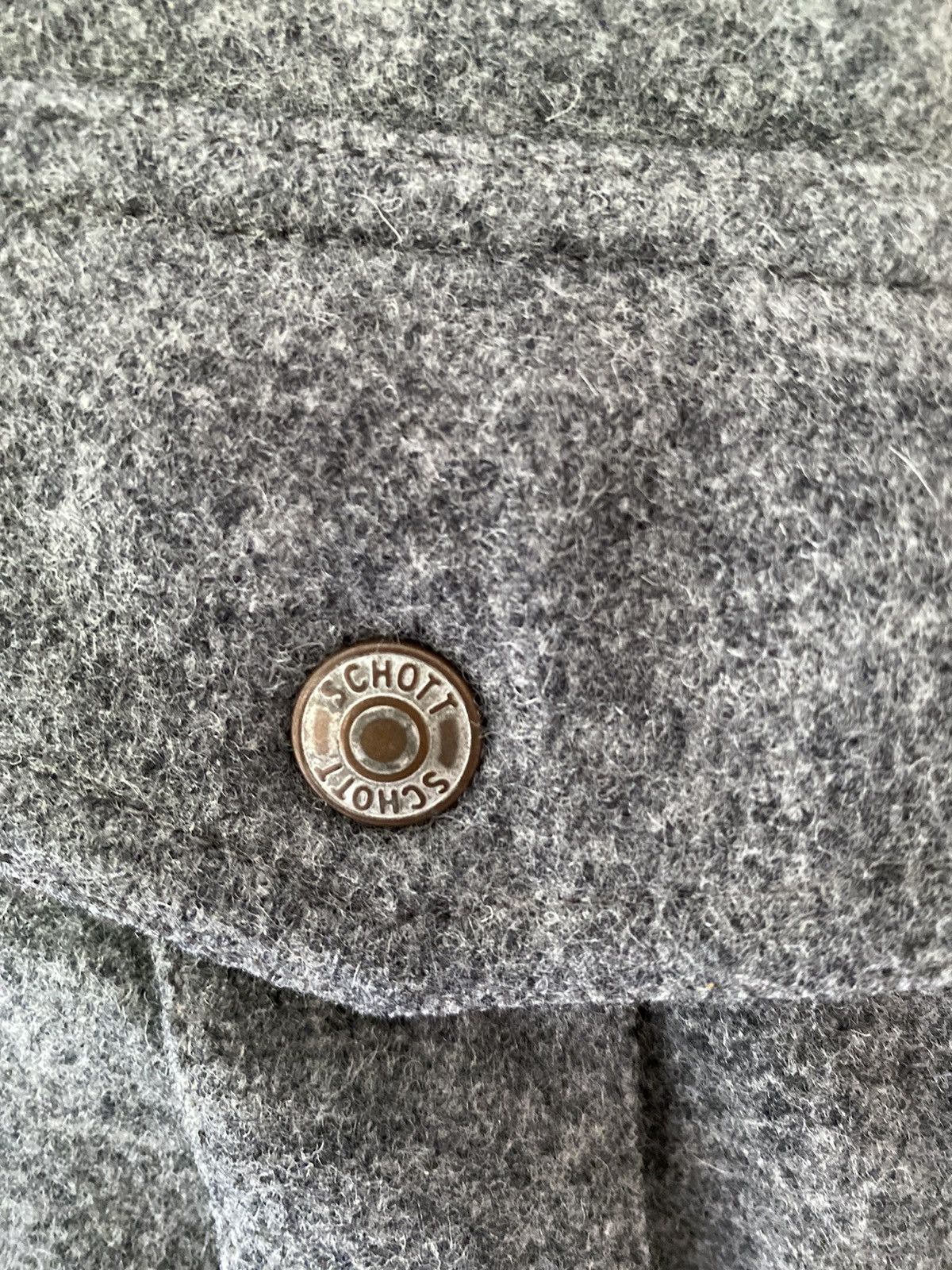 Schott 🔥AW08 Victim x Schott NYC Melton M-65 Wool Jacket Size US S / EU 44-46 / 1 - 9 Thumbnail